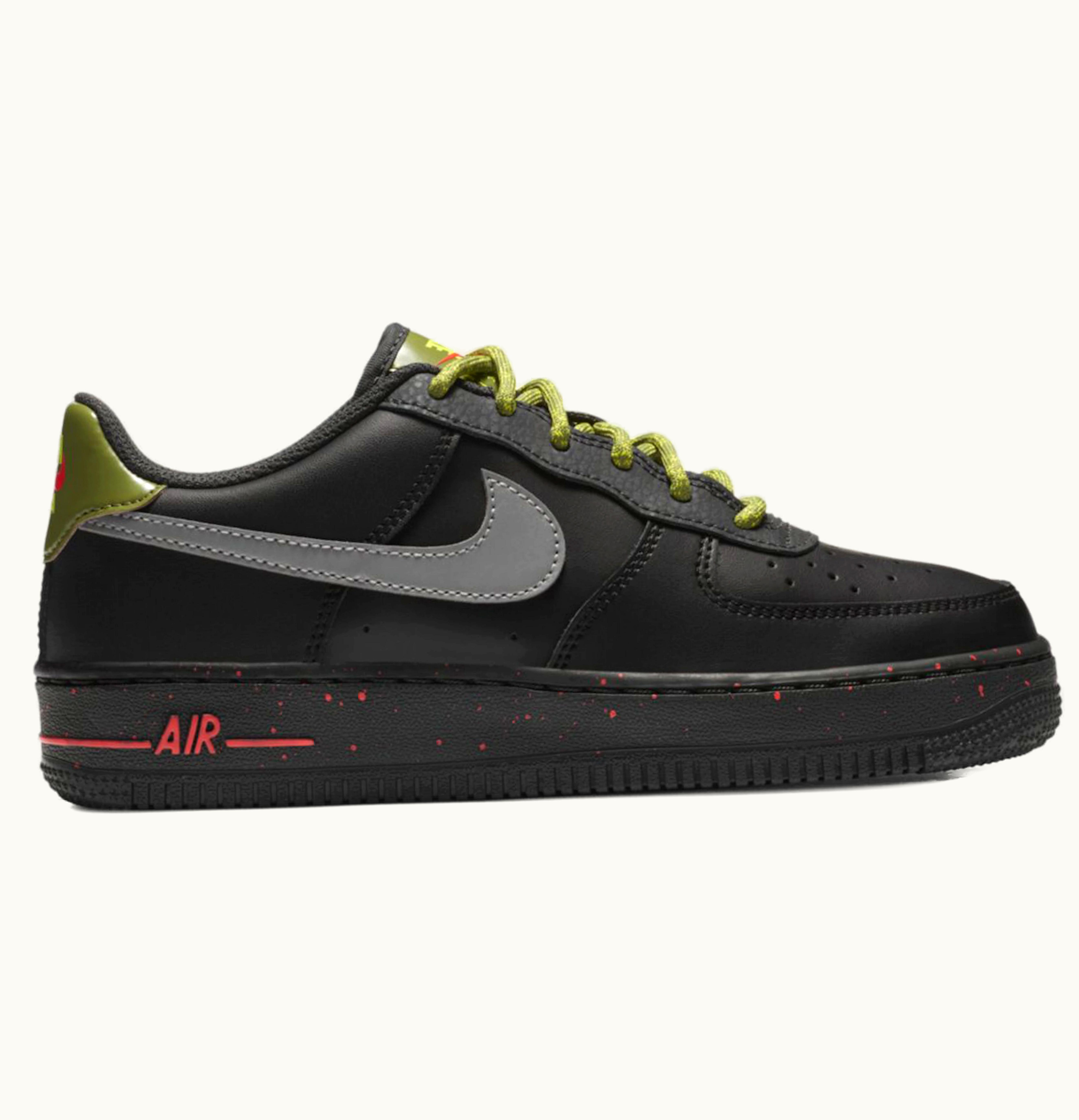 Nike Nike Air Force 1 Low Black Asparagus GS