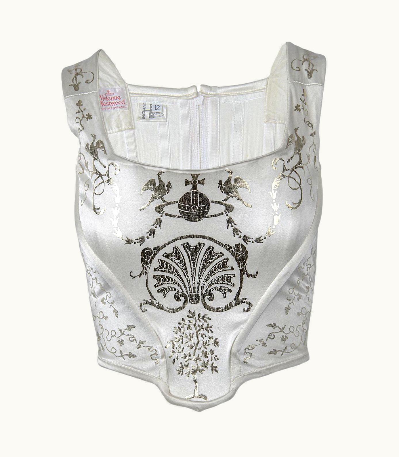 Vivienne Westwood Boned Printed Corset - '90s