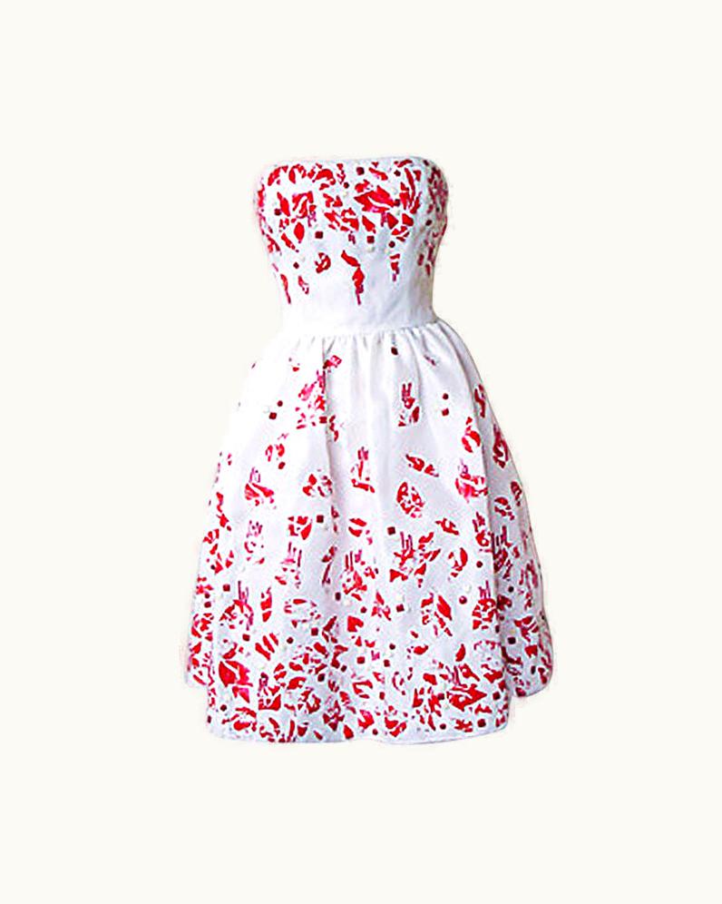 Oscar De La Renta Oscar De La Renta Summer Late Day Evening Party Dress