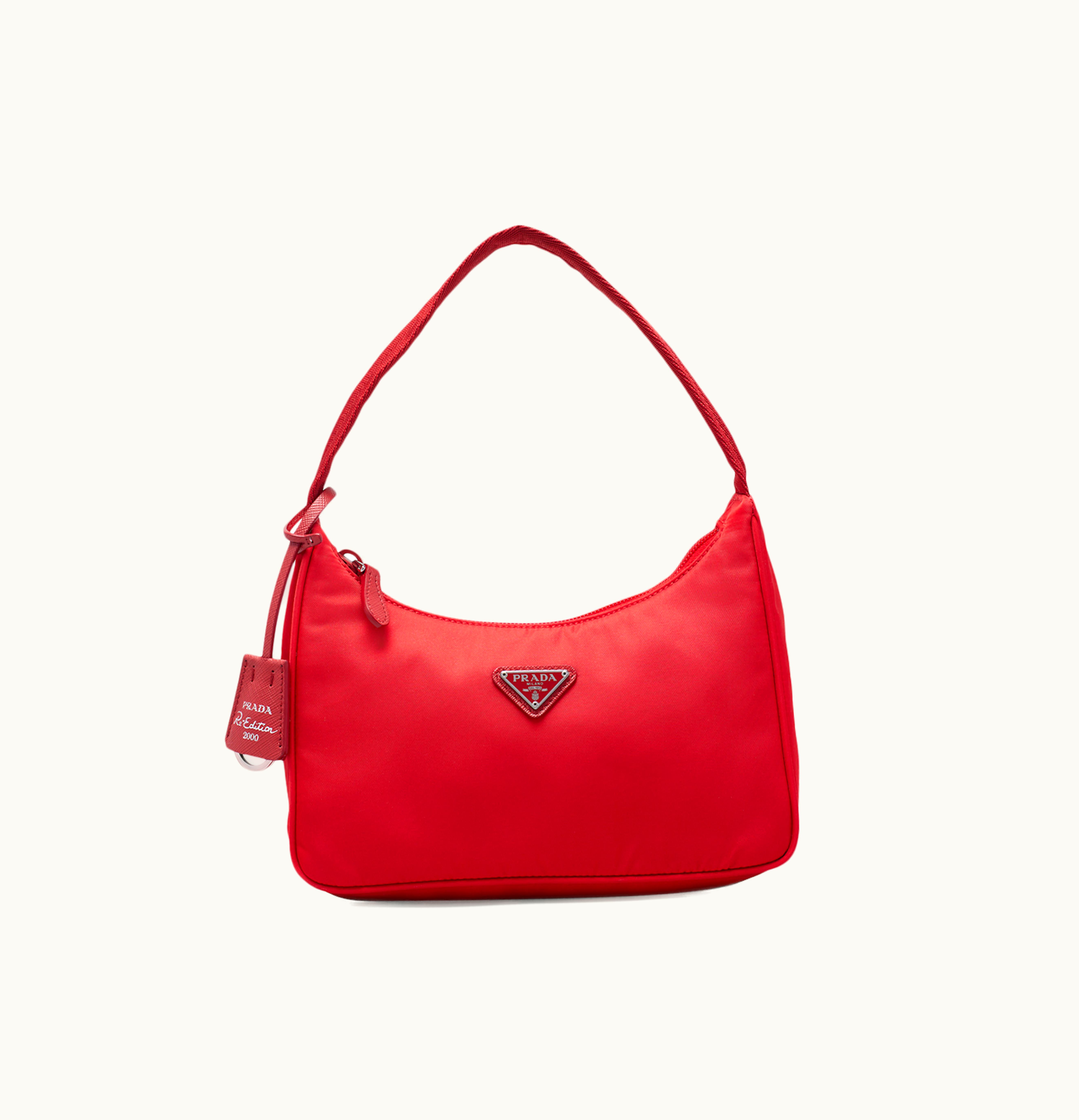 Prada Prada Re Edition 2000 Mini Bag Nylon Red