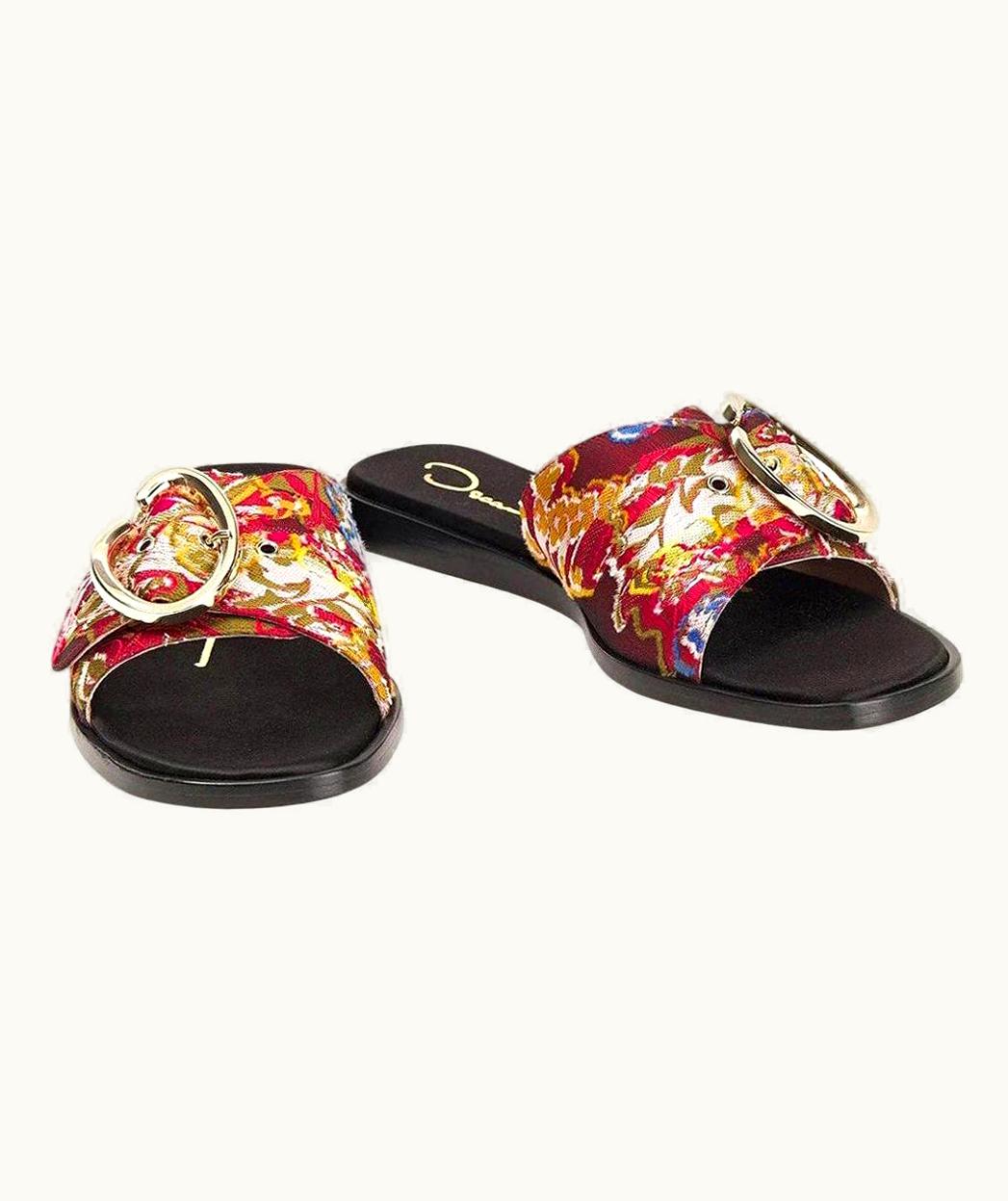 Oscar De La Renta Oscar De La Renta 2019 Gigi & Bella Hadid Sandals Flats Slides UZ0605494