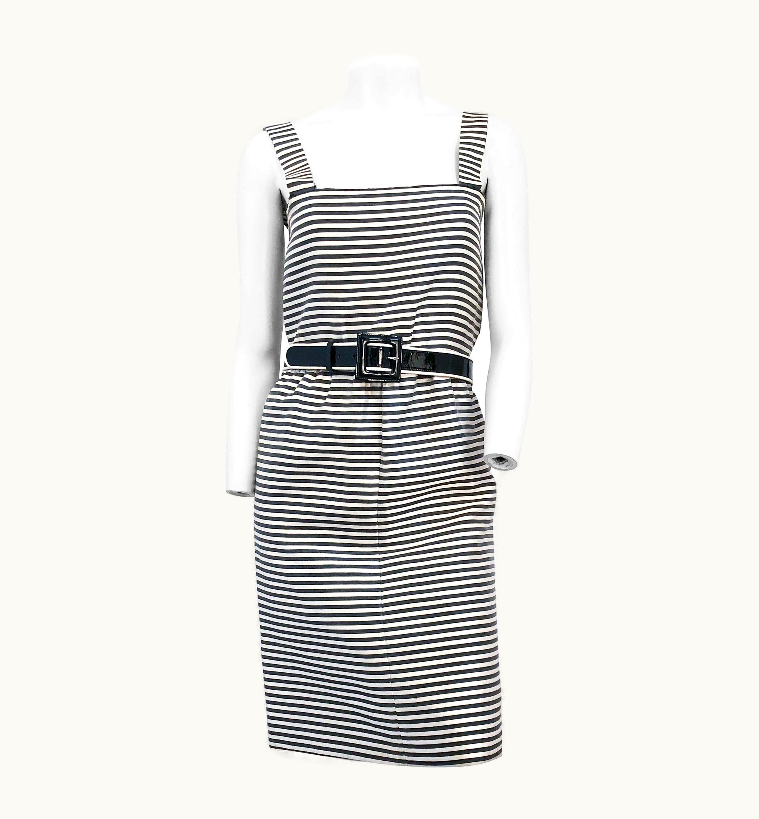 Oscar De La Renta 1990s Oscar De La Renta Silk Day Dress