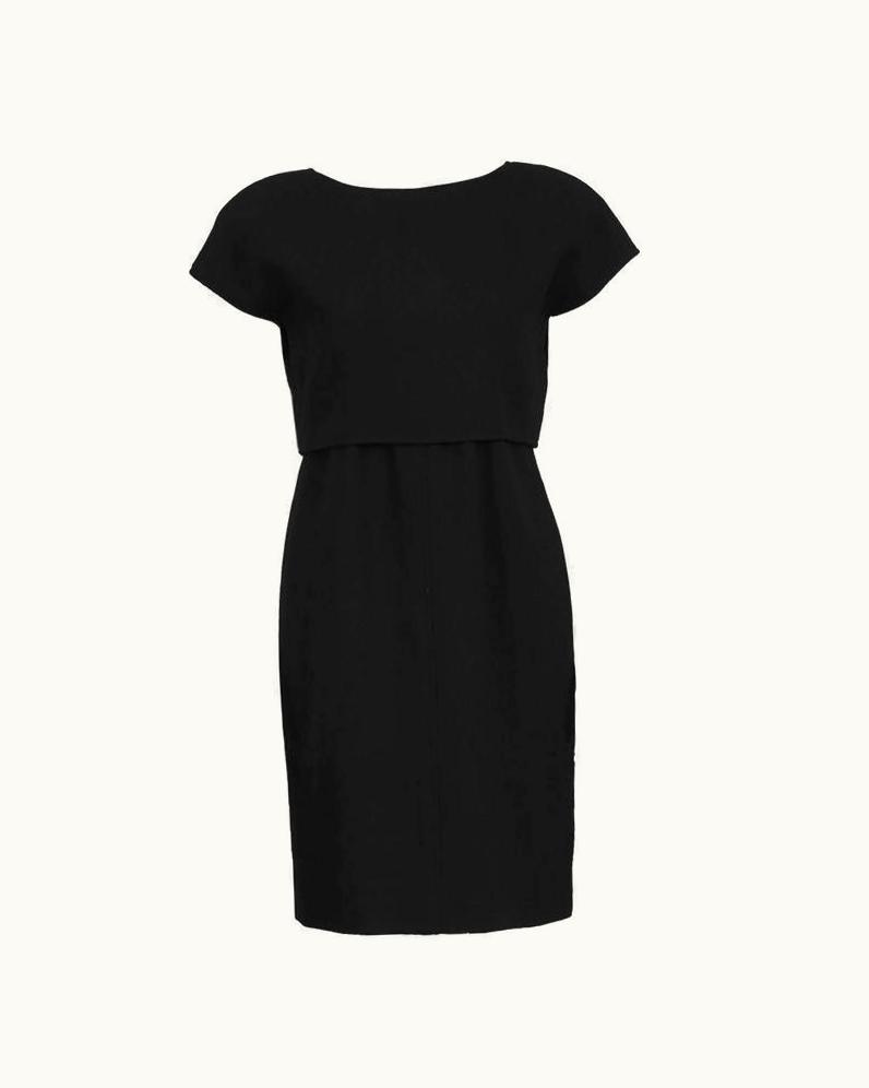 Oscar De La Renta 1990' Oscar De La Renta Black Cocktail Dress