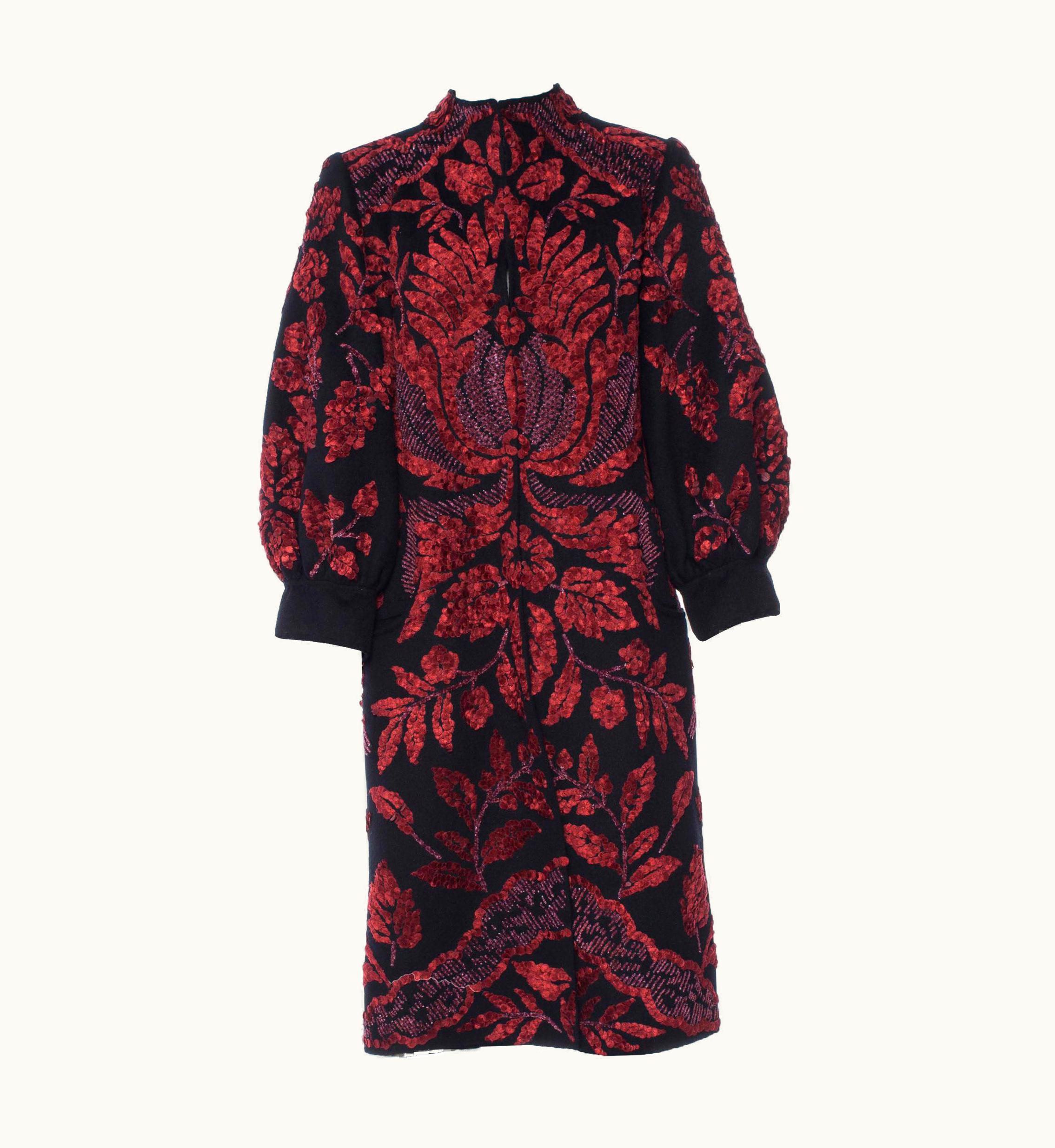 Oscar De La Renta Museum Oscar De La Renta Runway AW 2006 Collection Fur Wool Coat UZ0605632