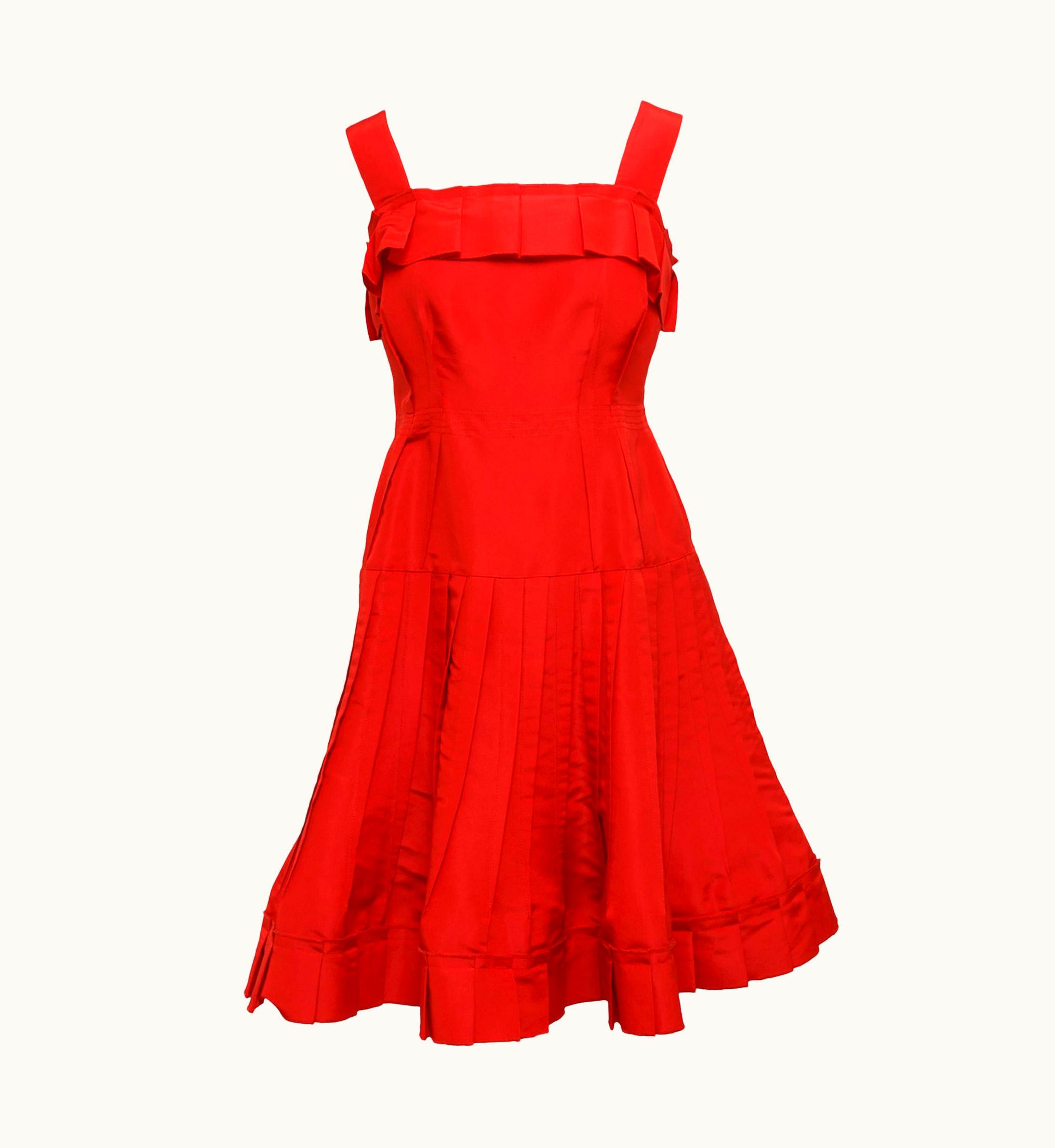 Oscar De La Renta Oscar De La Renta Red Spring/Summer 2008 Dress