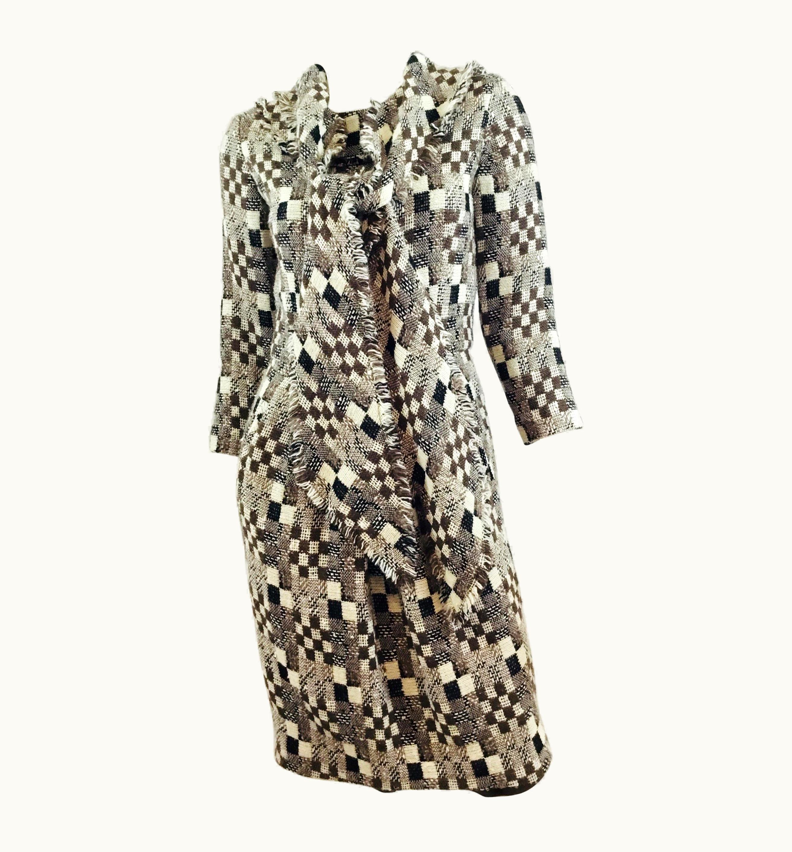 Oscar De La Renta Oscar De La Renta Knit Dress With Scarf Fall 2008