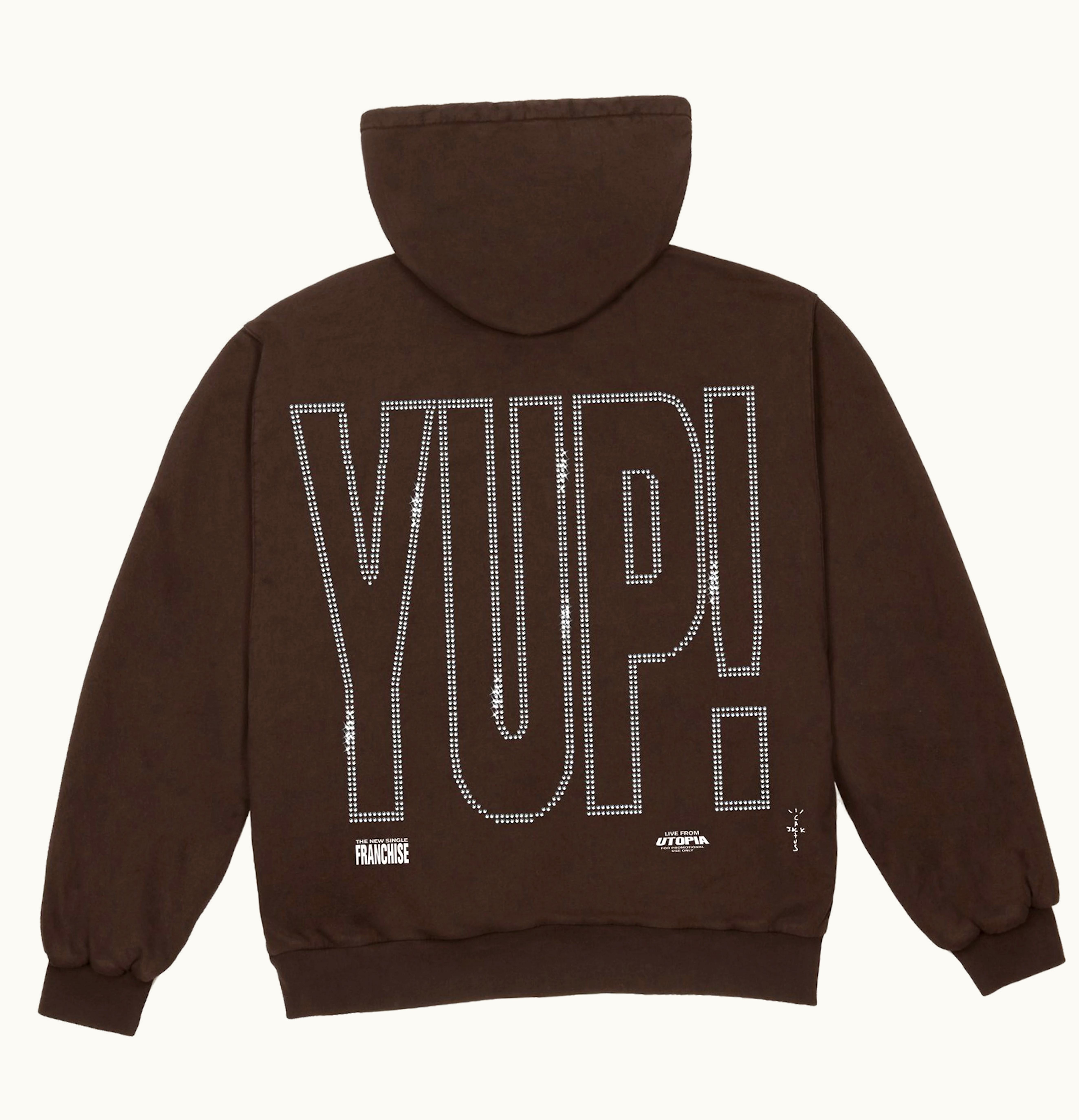 Travis Scott Travis Scott YUP Hoodie Brown
