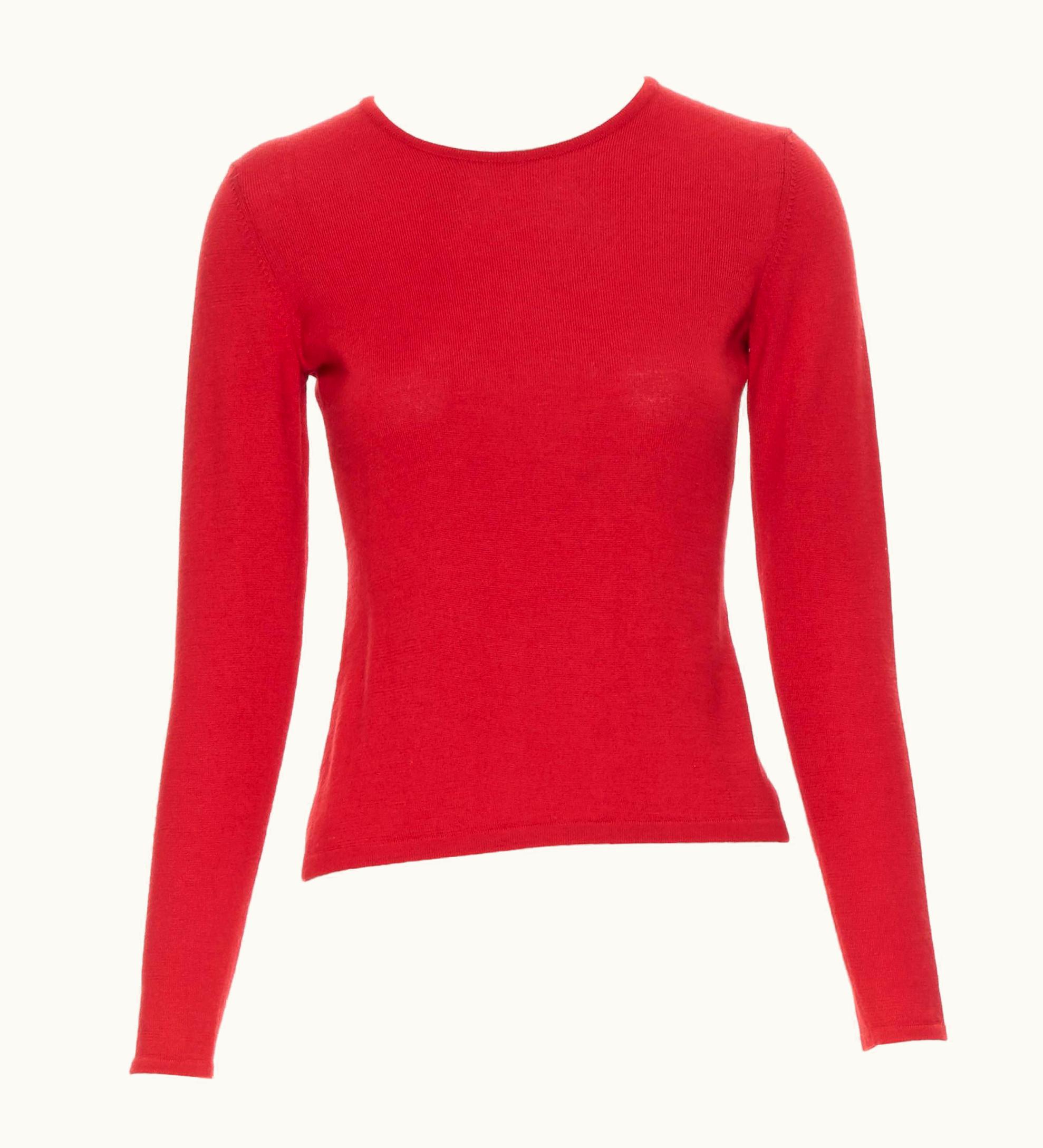 Oscar De La Renta Oscar De La Renta R08 Cashmere Silk Blend Keyhole Long Sleeve Sweater