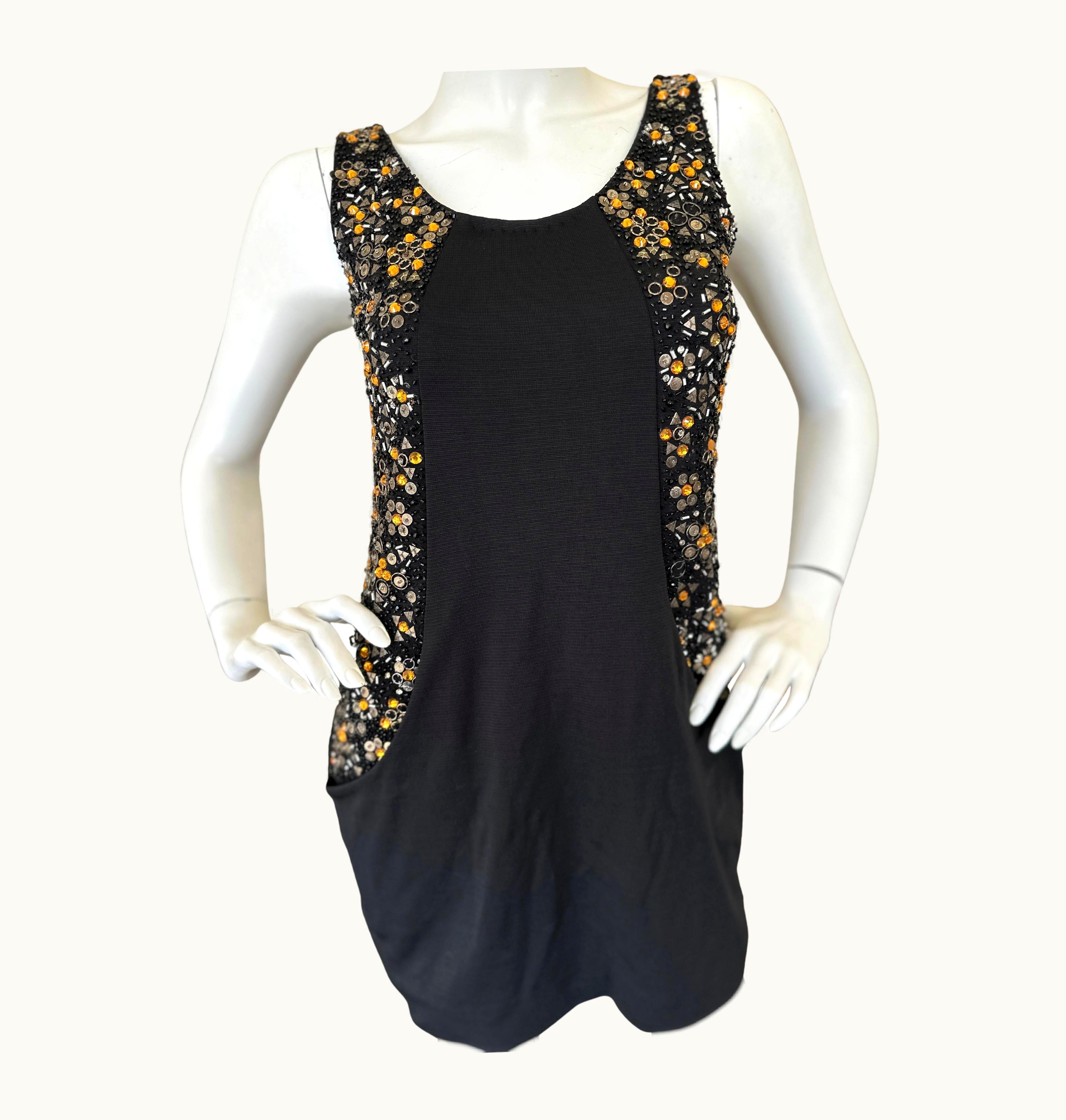 Roberto Cavalli Roberto Cavalli Vintage Heavily Embellished Cocktail Dress For Class Cavalli