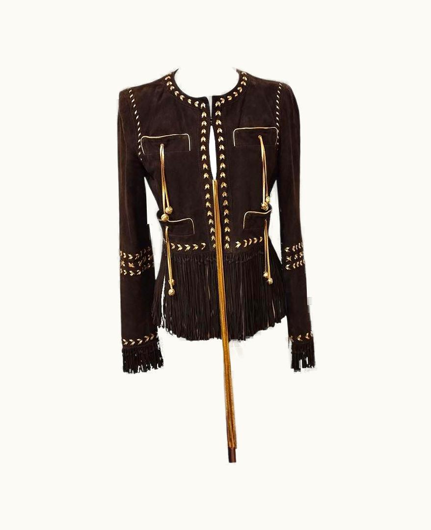 Roberto Cavalli Roberto Cavalli Suede Jacket