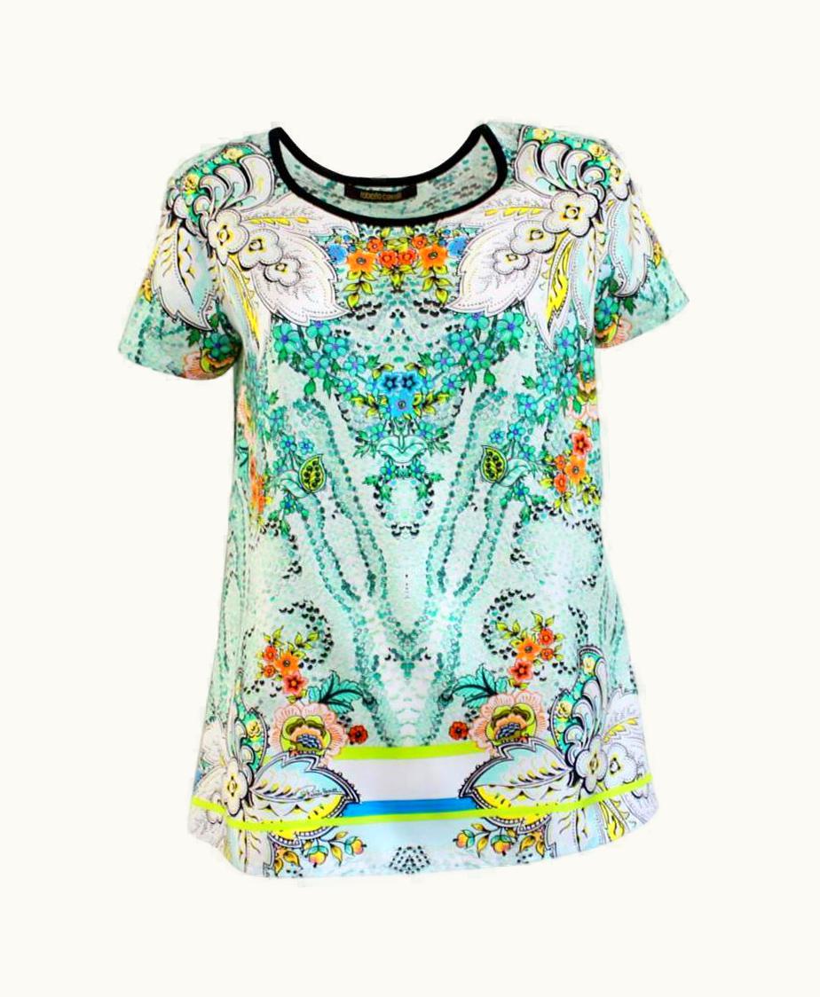 Roberto Cavalli Roberto Cavalli Silk T-shirt