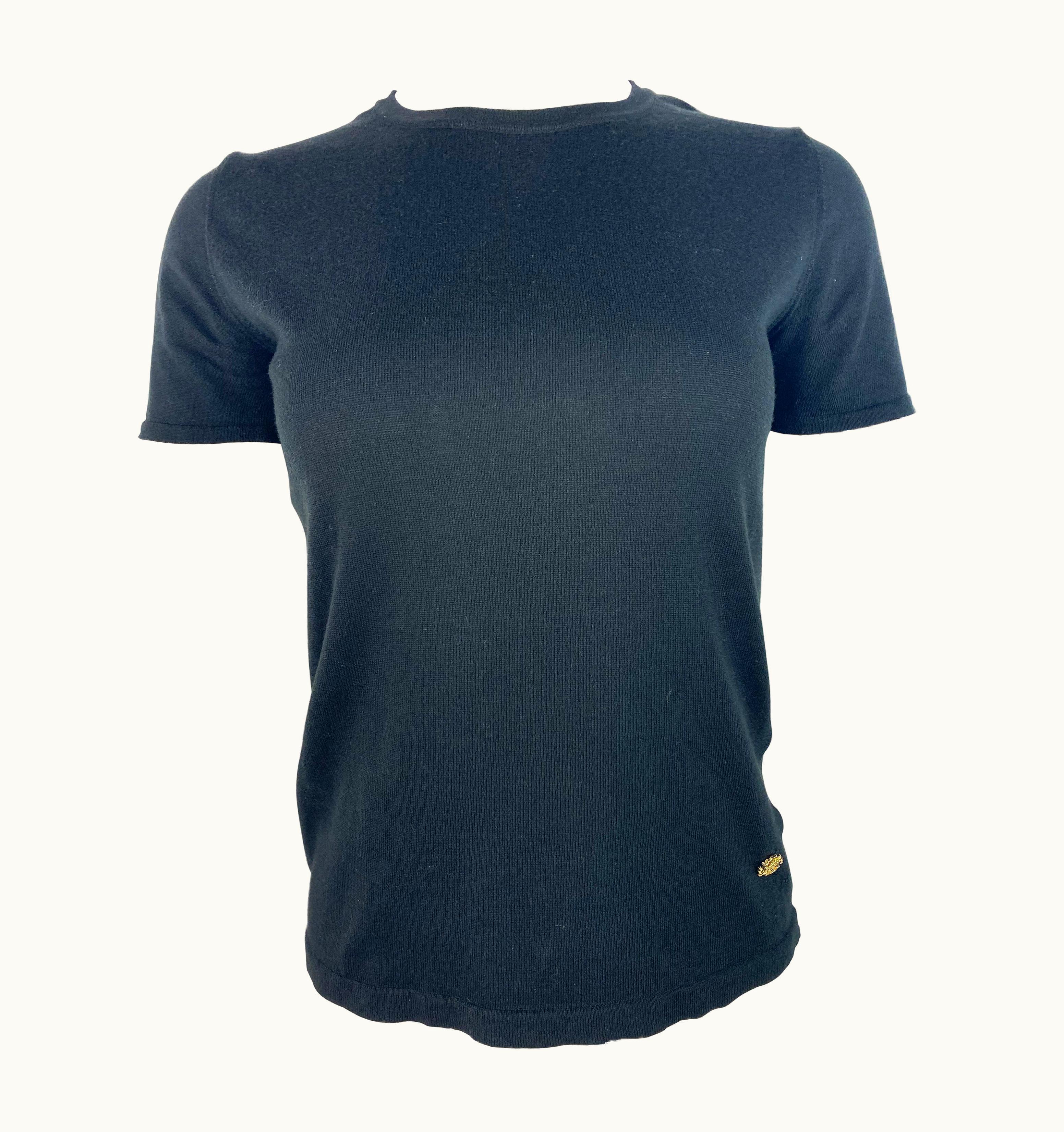 Roberto Cavalli Roberto Cavalli Black Cotton Top, edium