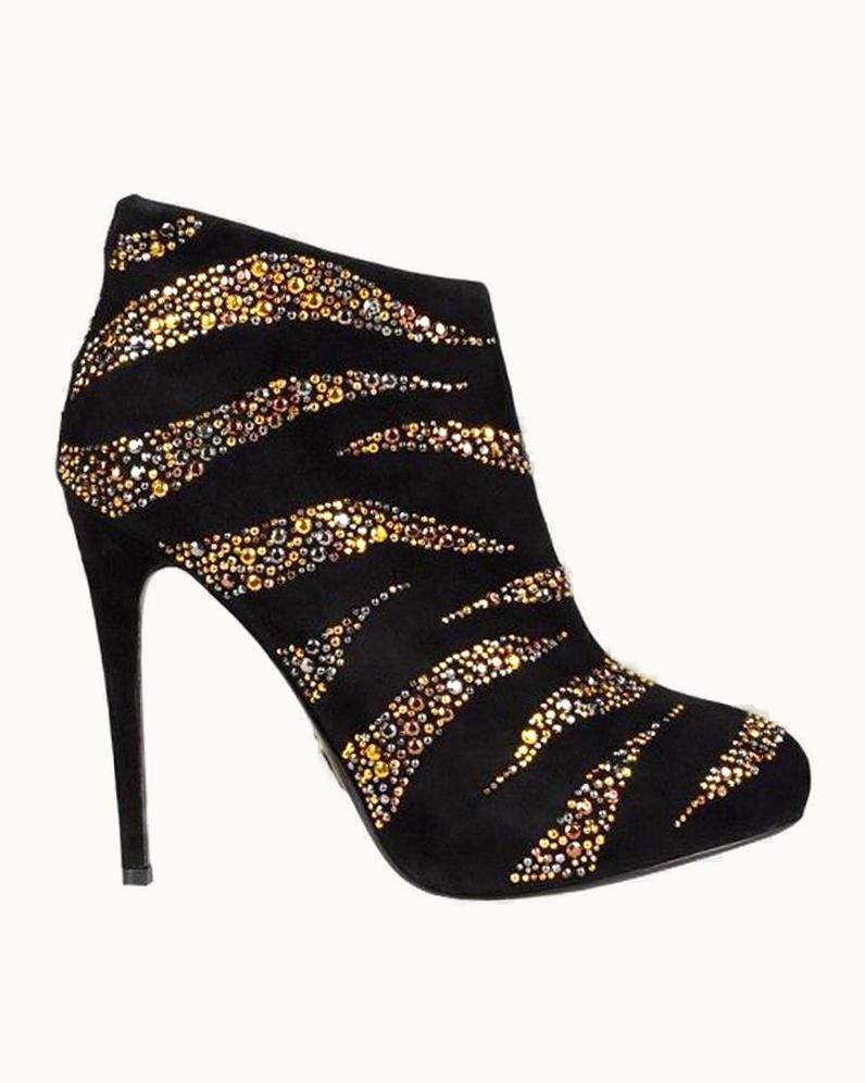 Roberto Cavalli Roberto Cavalli Stud Embellished Ankle Boots