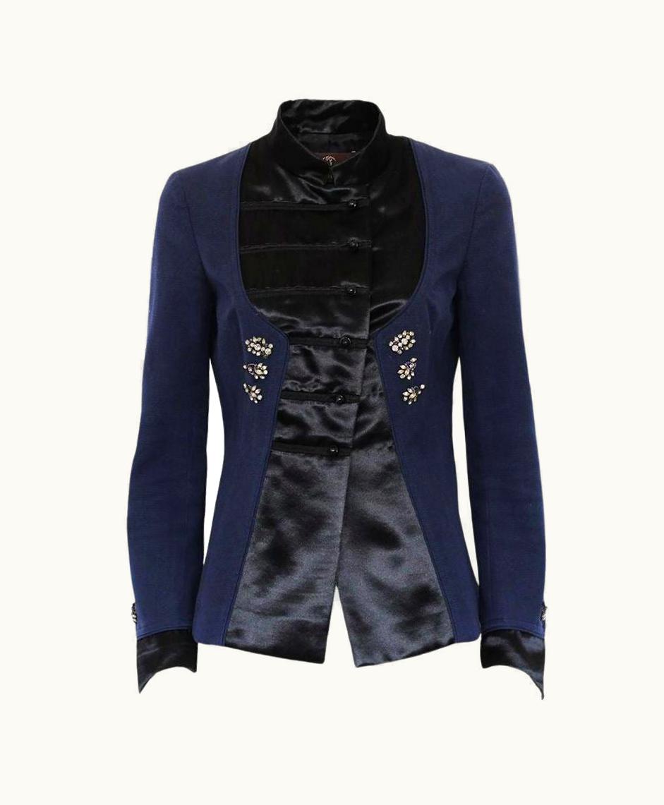 Roberto Cavalli Roberto Cavalli Silk And Satin Jacket UZ0605939