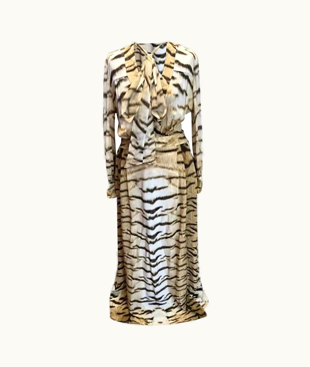 Roberto Cavalli Roberto Cavalli Animal Print Long Dress As Seen On Lily It