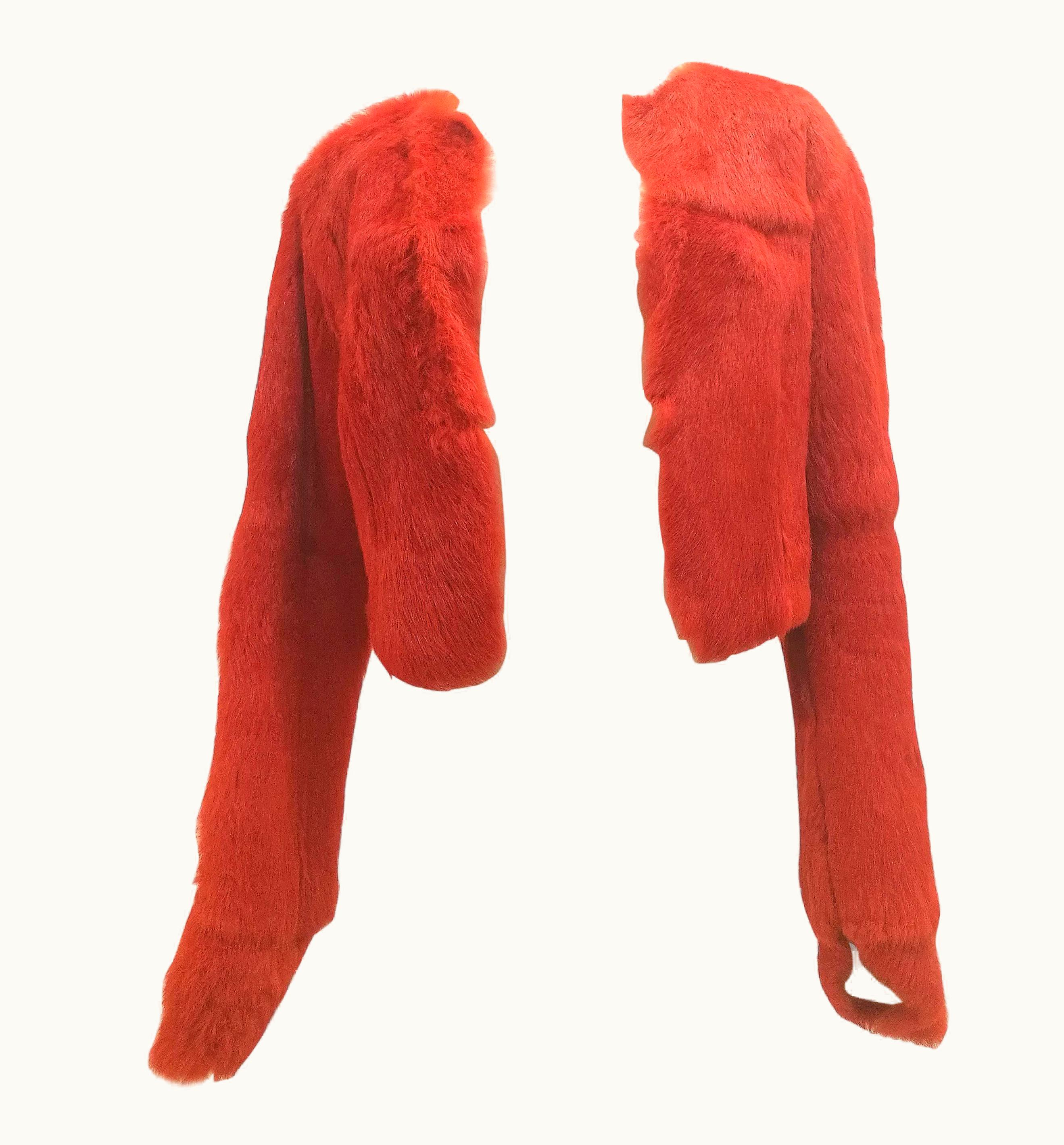 Roberto Cavalli Roberto Cavalli Vintage Orange Fur