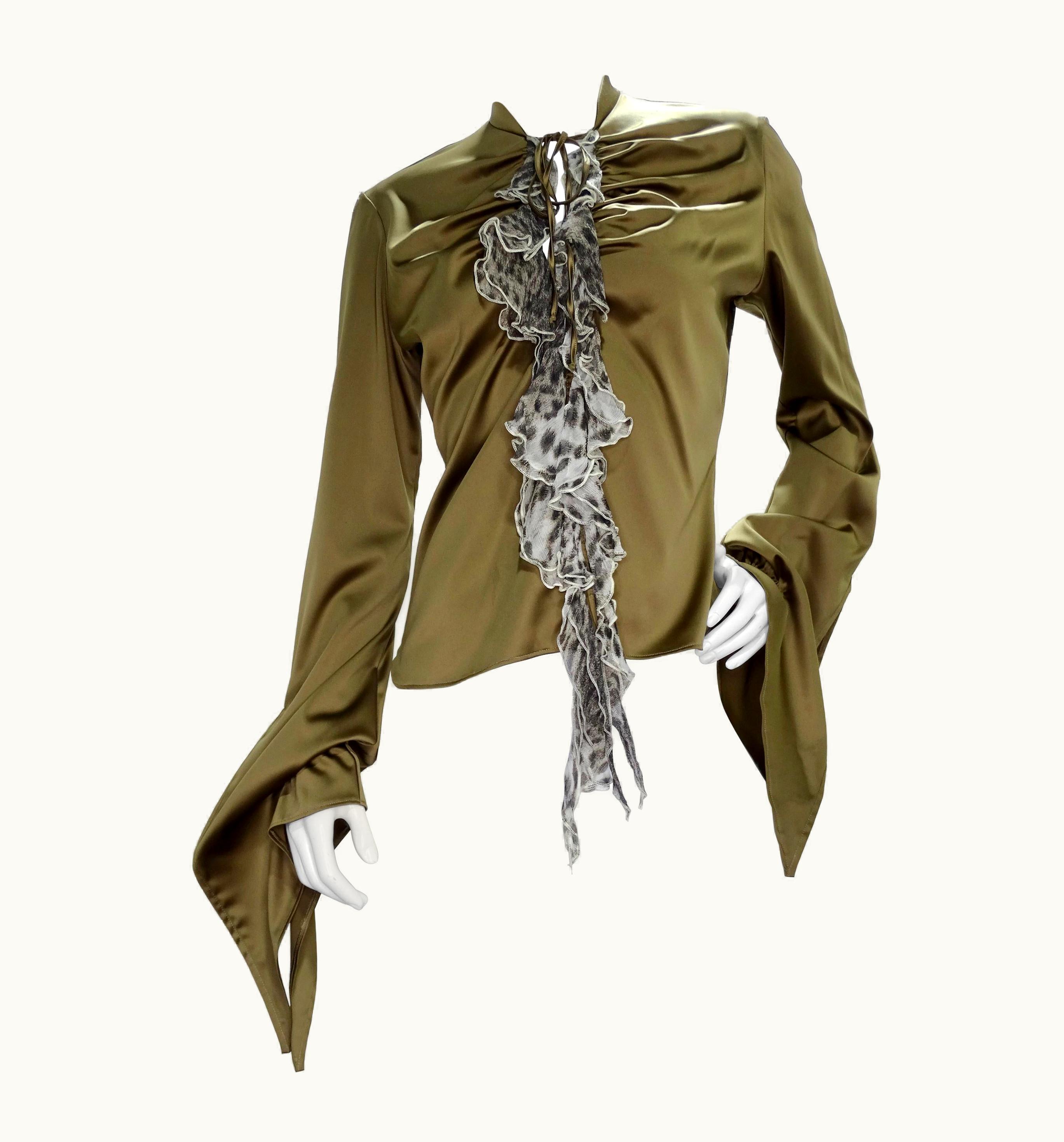 Roberto Cavalli Roberto Cavalli Leopard Print Blouse