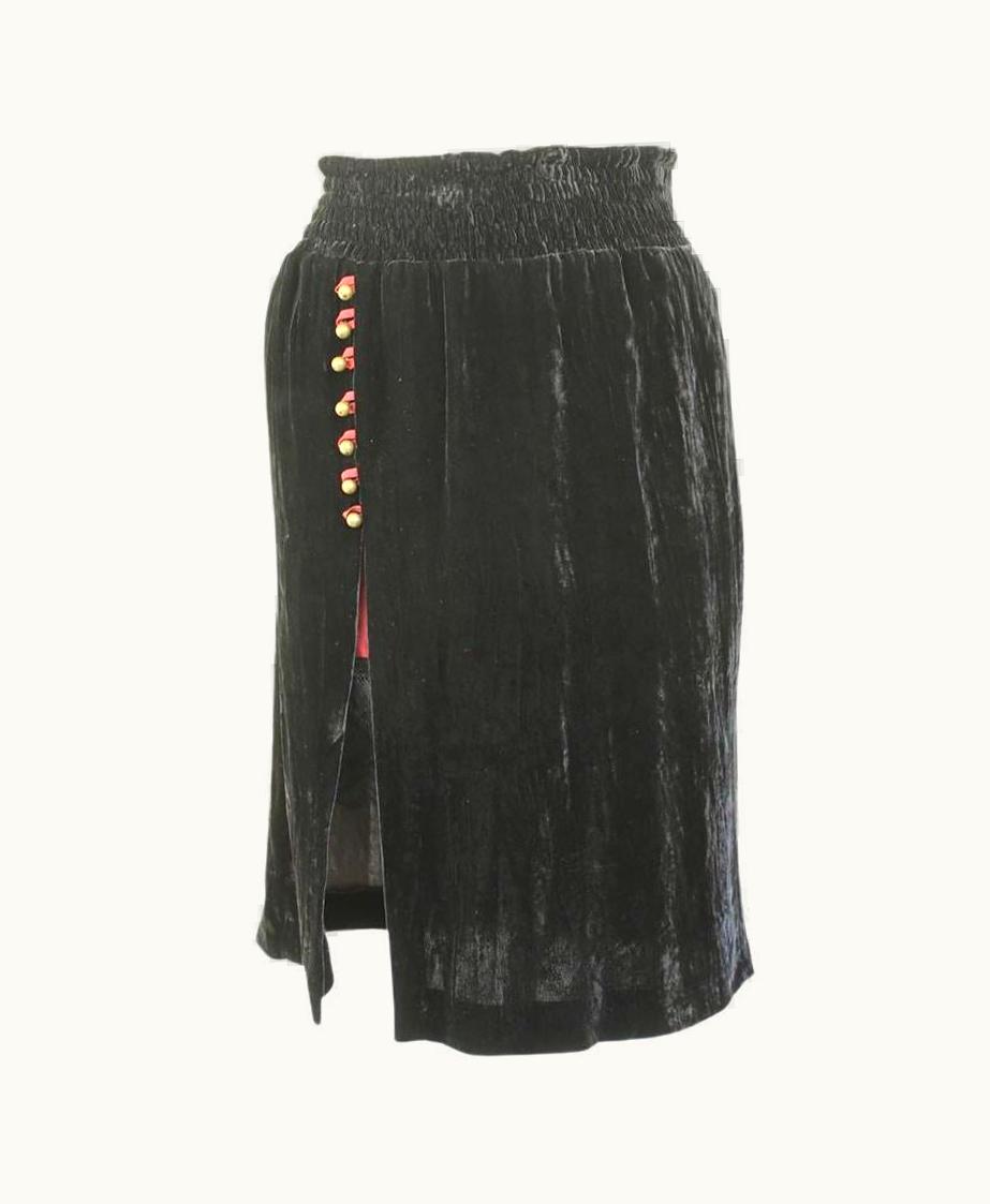 Roberto Cavalli Roberto Cavalli Velvet Skirt