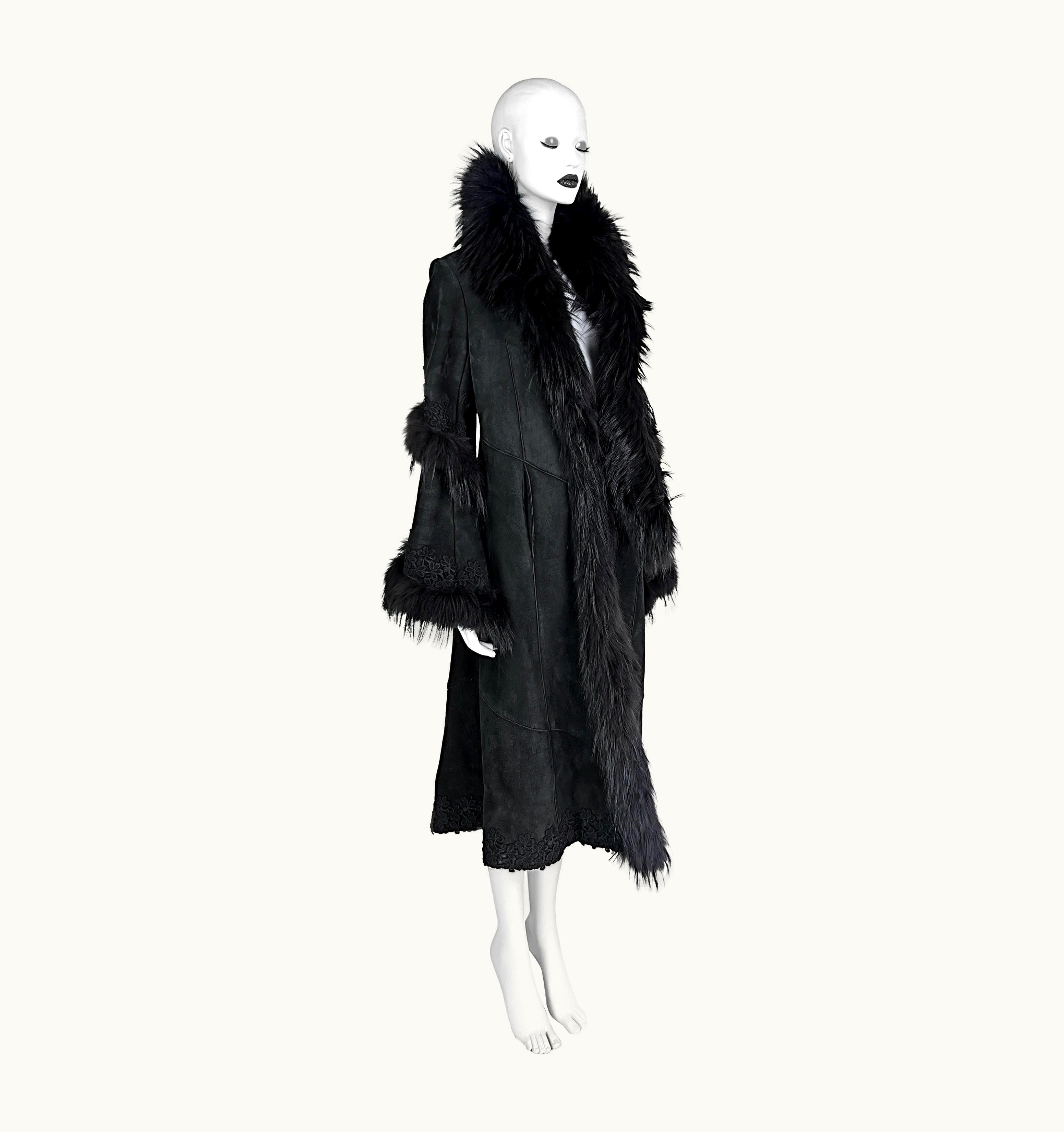 Roberto Cavalli Fall 1999 Roberto Cavalli Shearling Coat