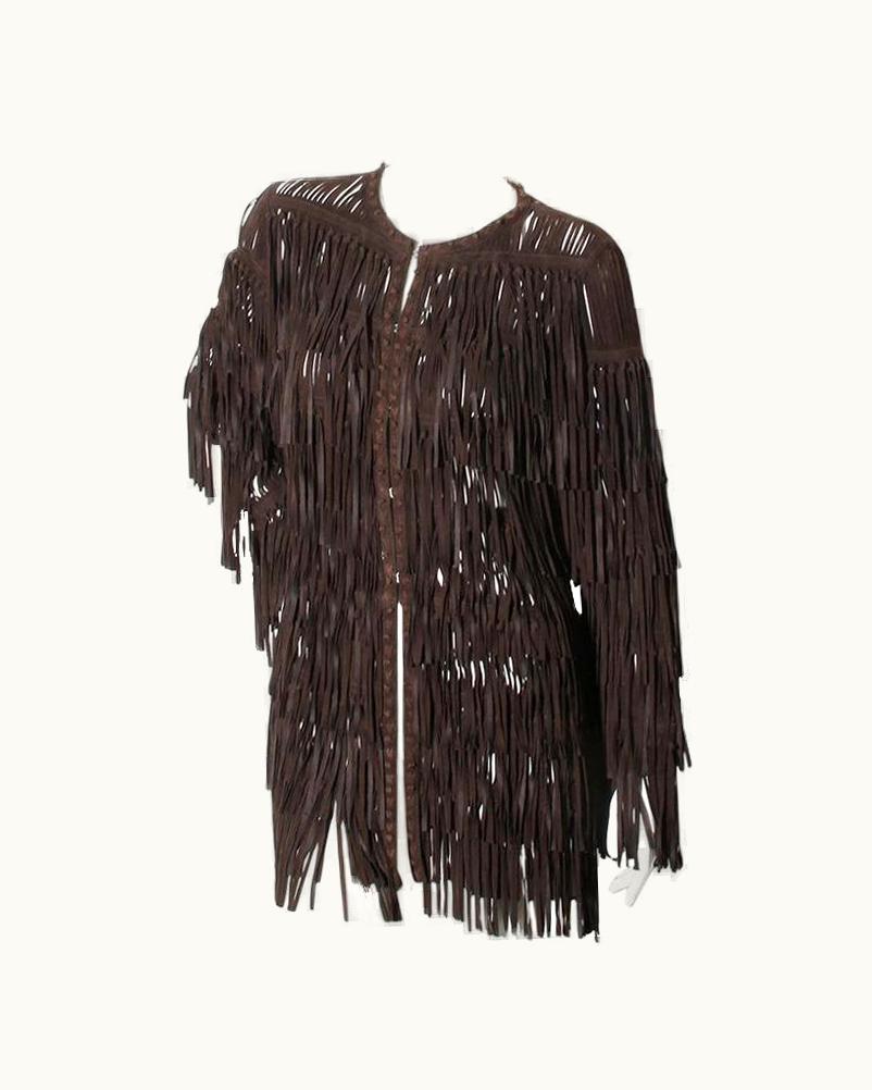 Roberto Cavalli Roberto Cavalli Fringe Jacket