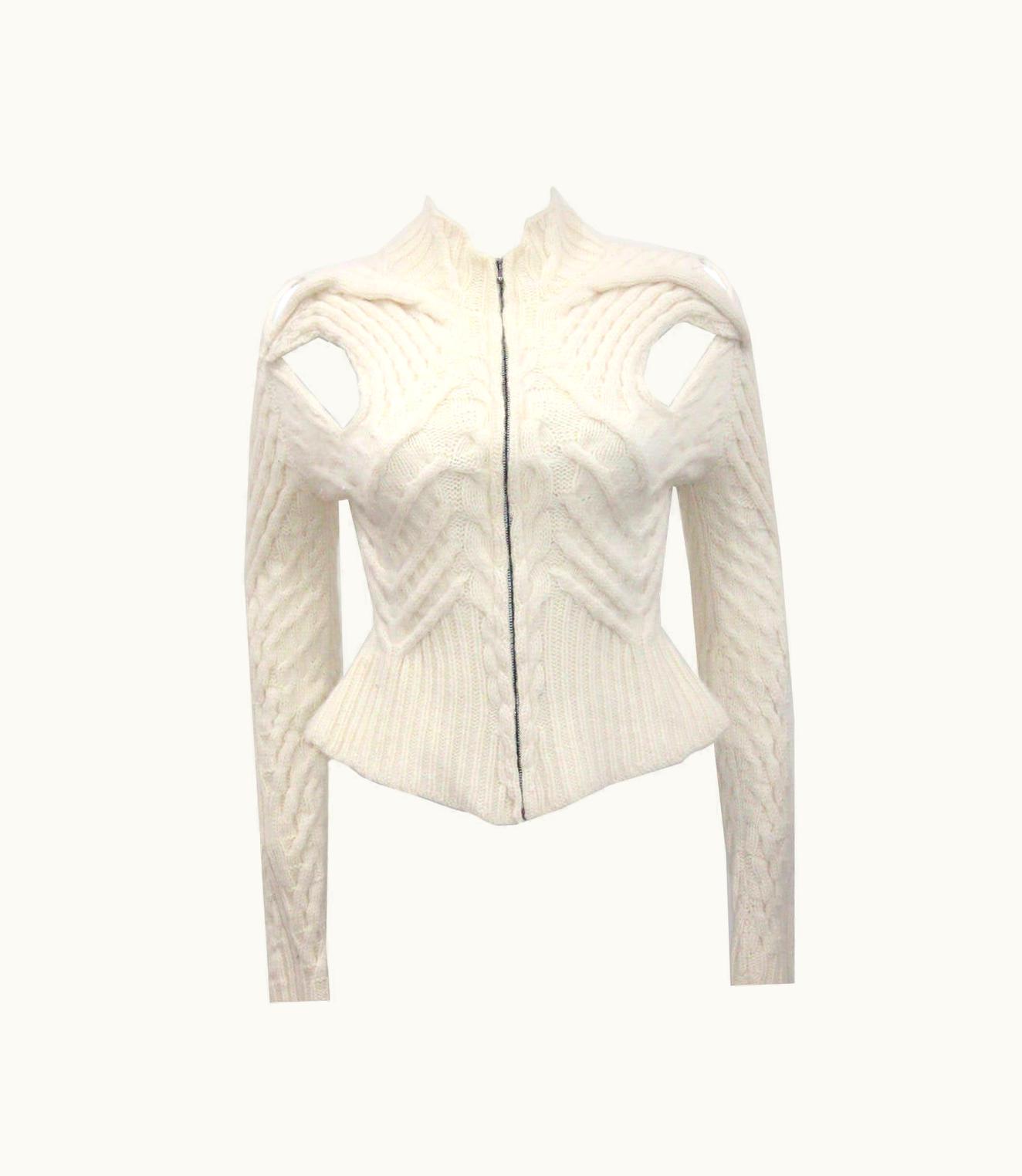 John Galliano An Early John Galliano Anatomical Inspired Knitwear C. 1980s