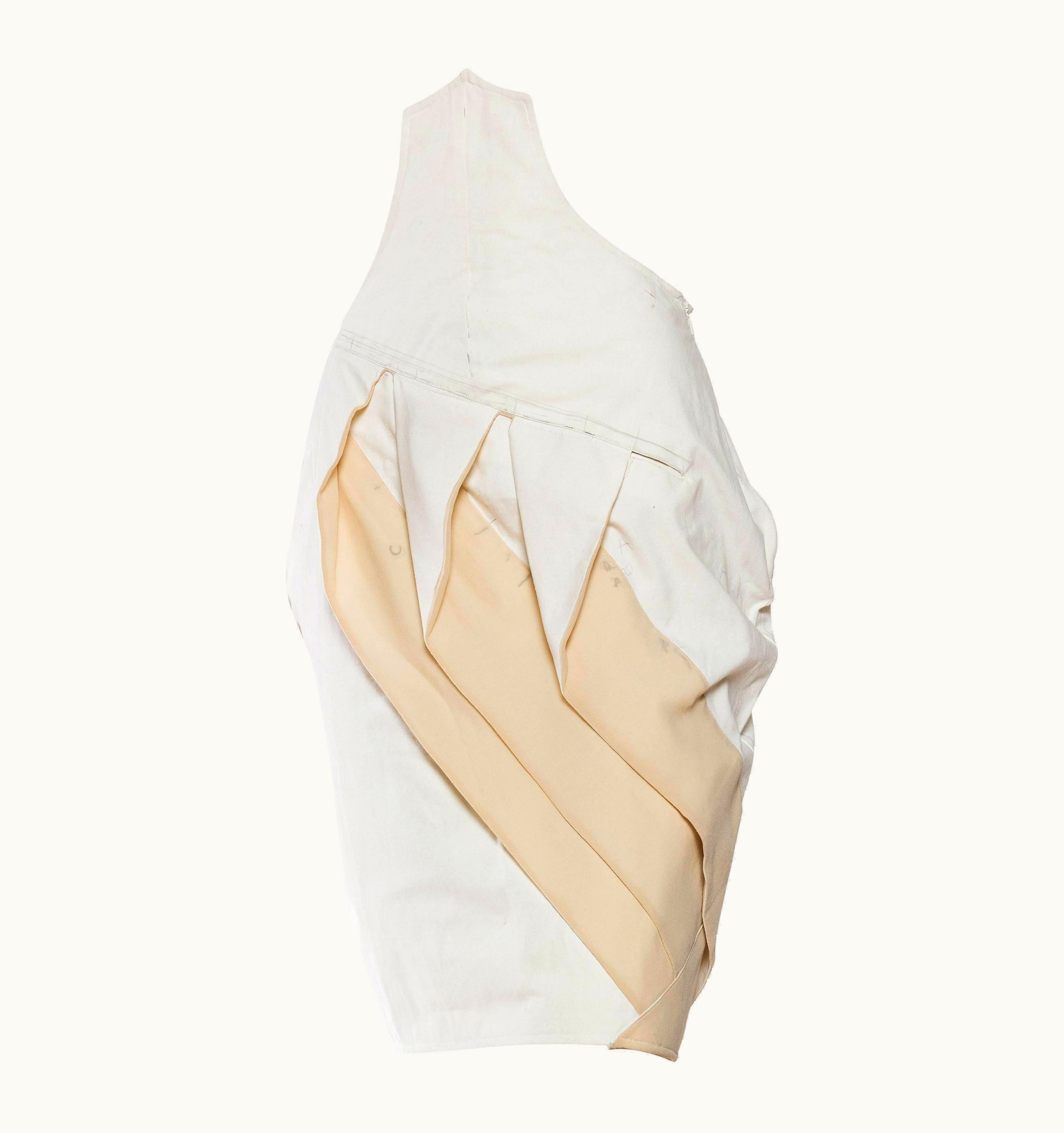 John Galliano 2000s John Galliano Working Muslin Sample Skirt From Galliano' Archive