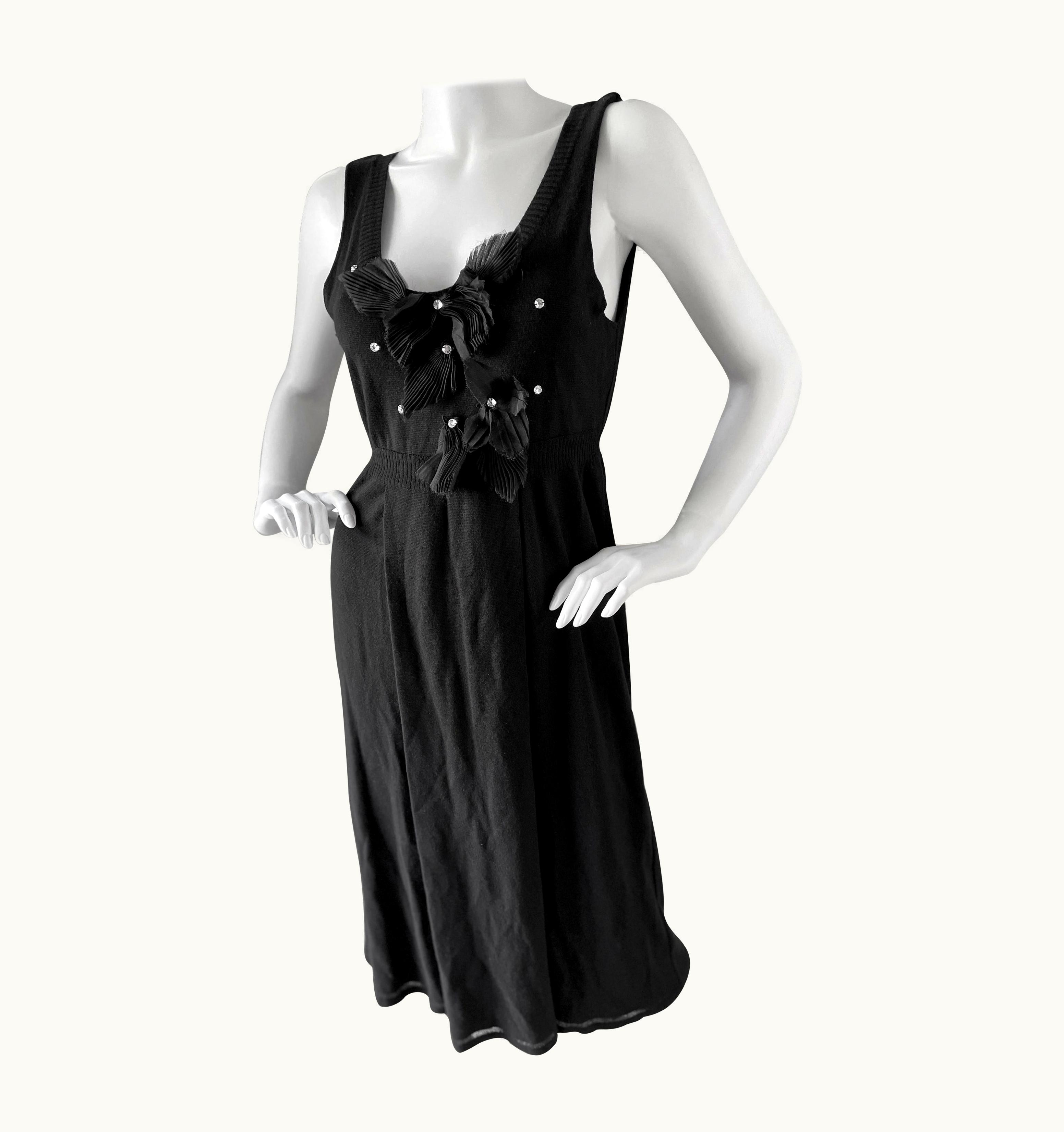John Galliano John Galliano Vintage Little Black Dress With Crystals