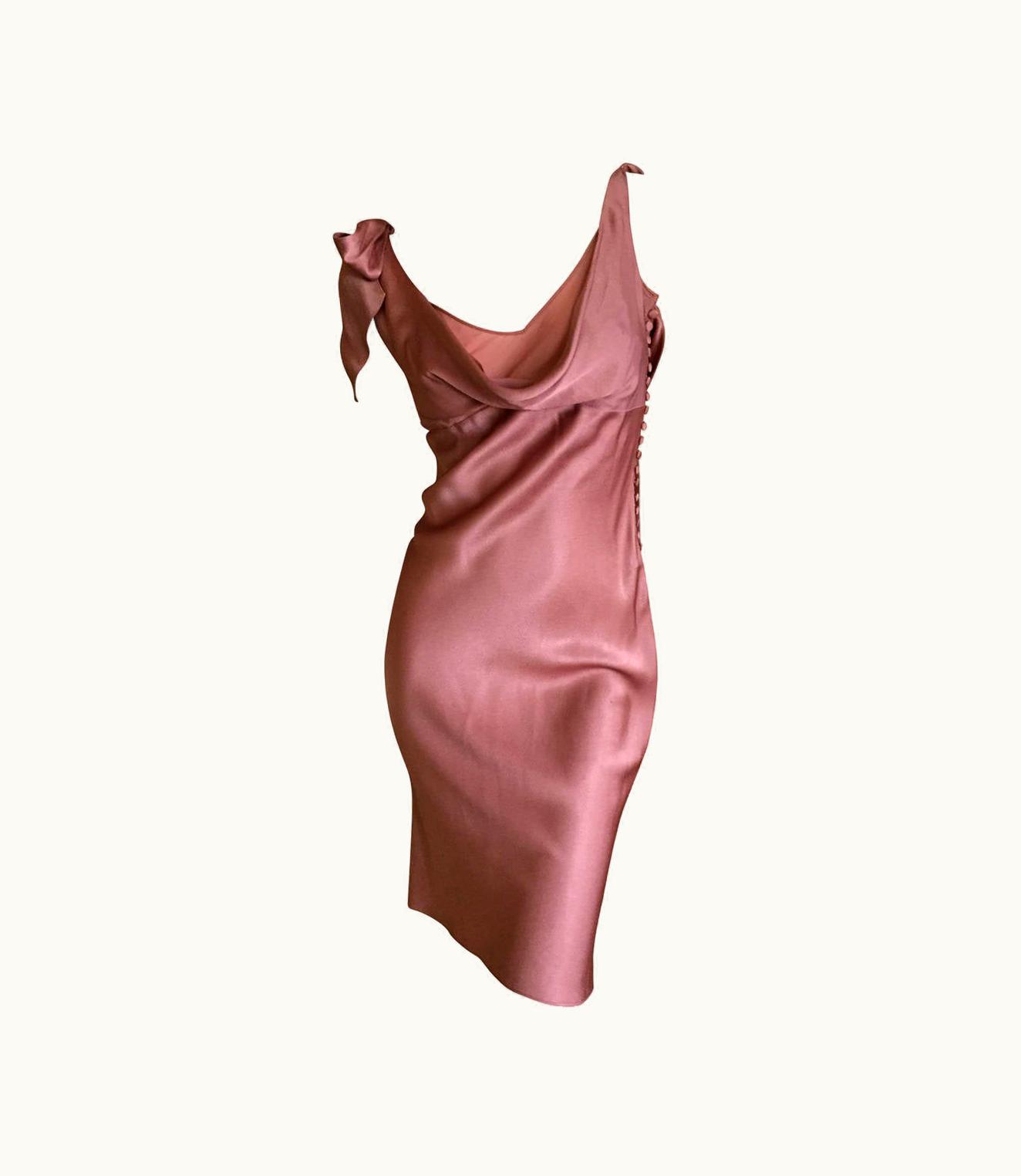 John Galliano John Galliano S/S 1994 Romantic Rose Slip Dress