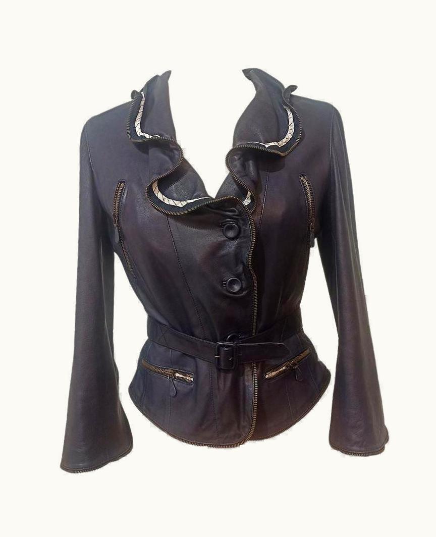 Alexander McQueen Alexander McQueen Leather Jacket UZ0606936