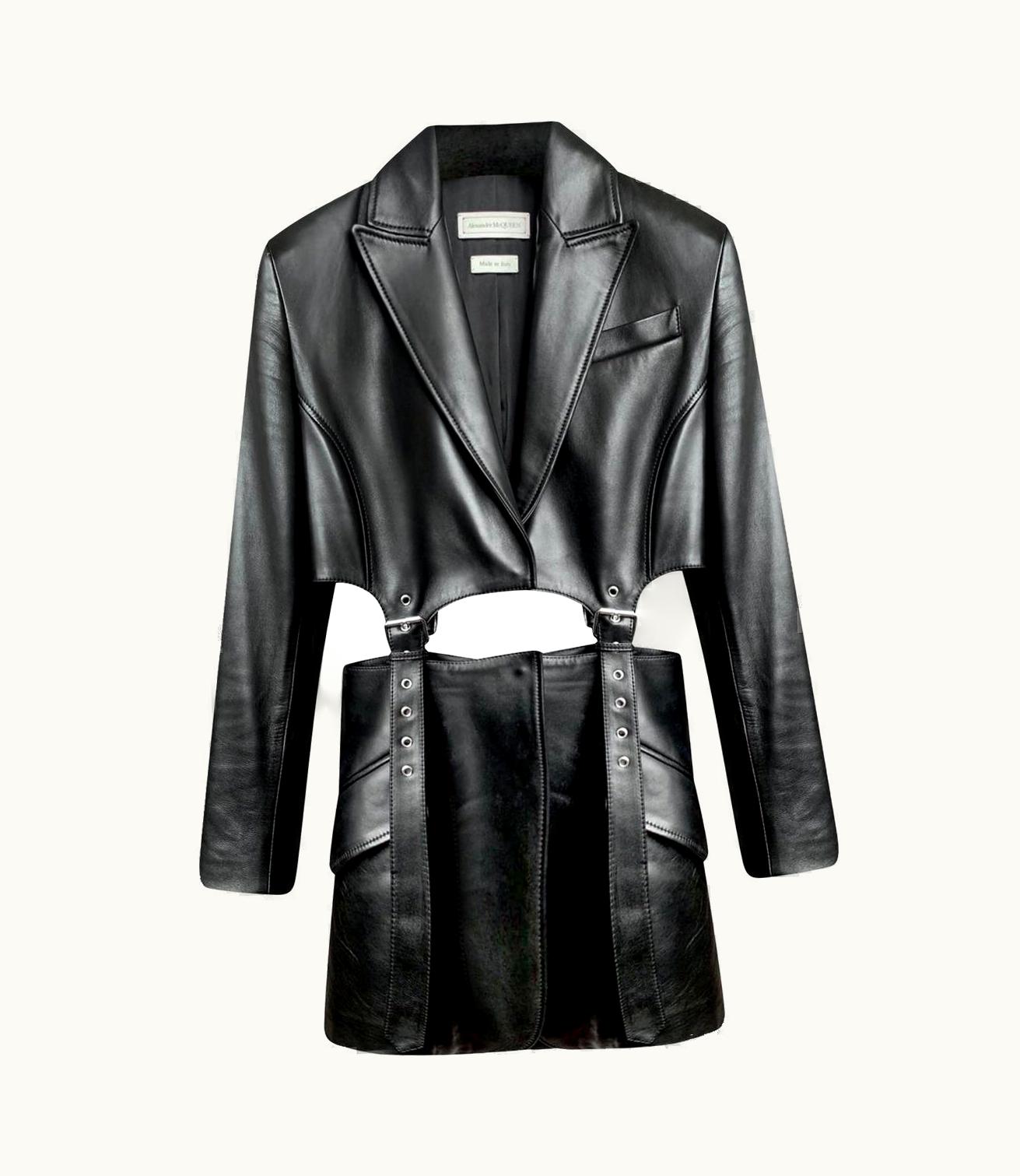 Alexander McQueen Alexander McQueen Black Leather Jacket