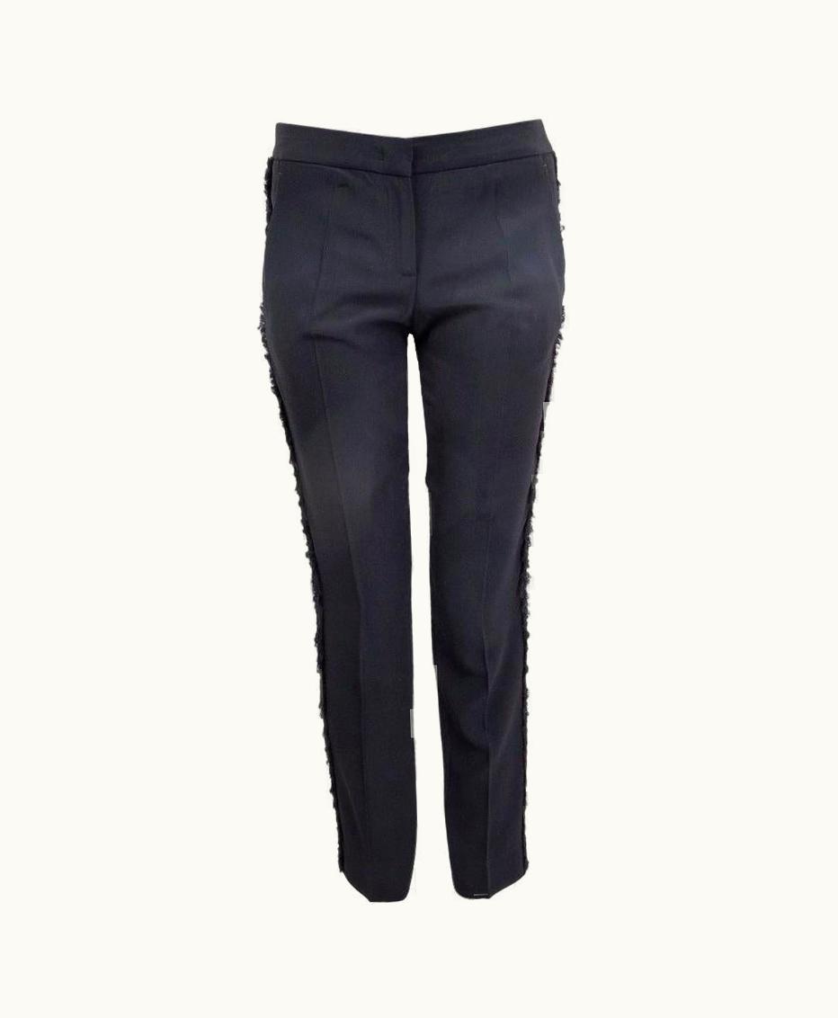 Alexander McQueen Alexander Mcqueen Black Embellished Suit Pants
