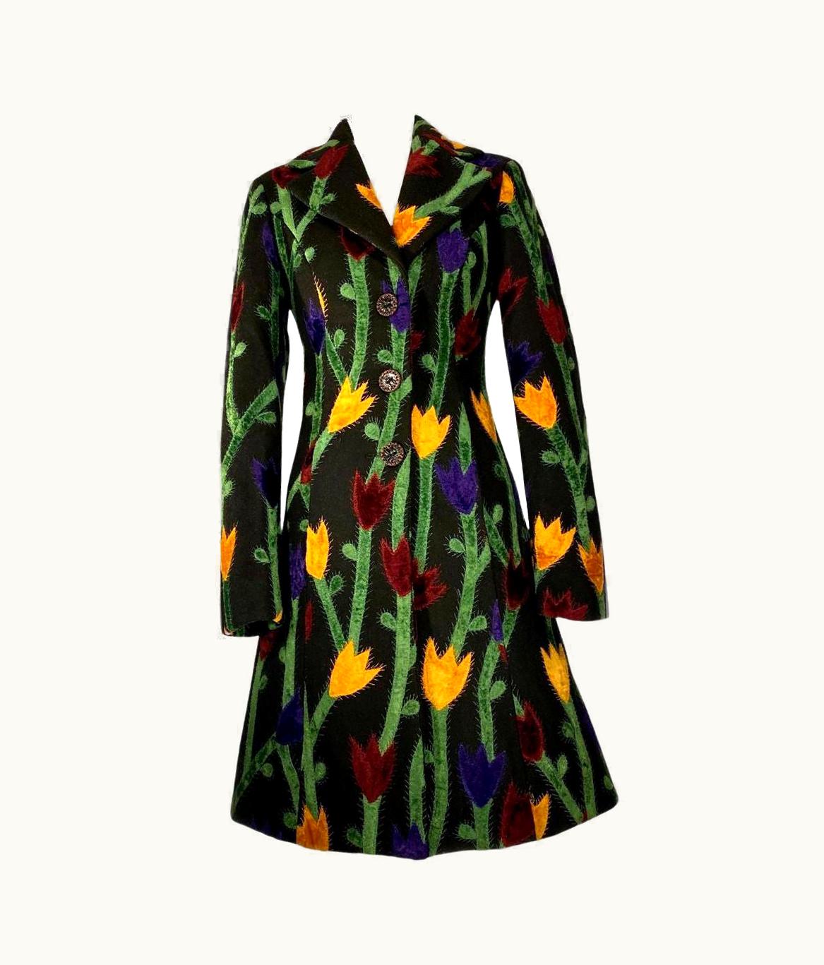 Alexander McQueen Alexander McQueen Multicolor Tulip Coat Fall/Winter