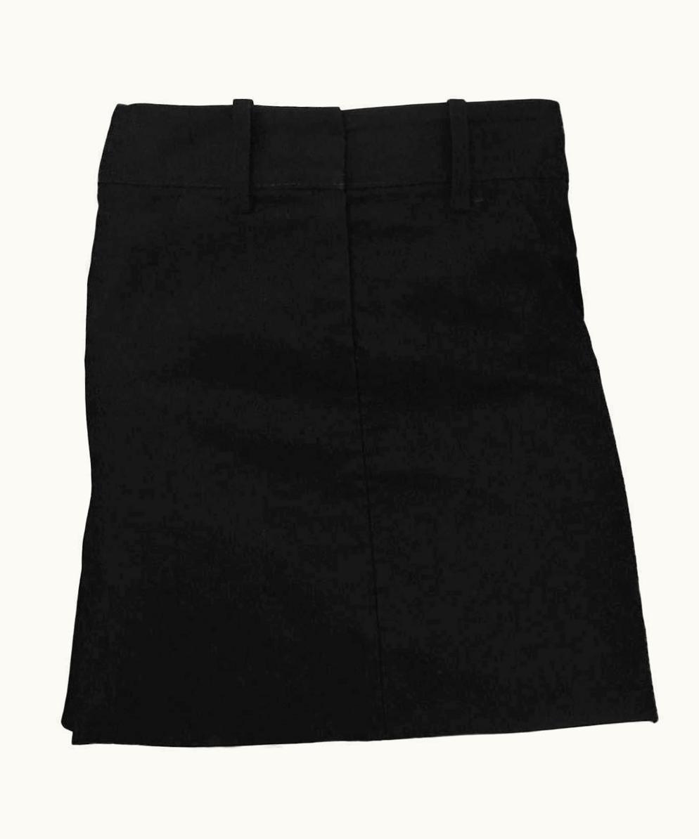 Alexander McQueen Alexander McQueen Black Cotton Skirt WS/S Ruffle