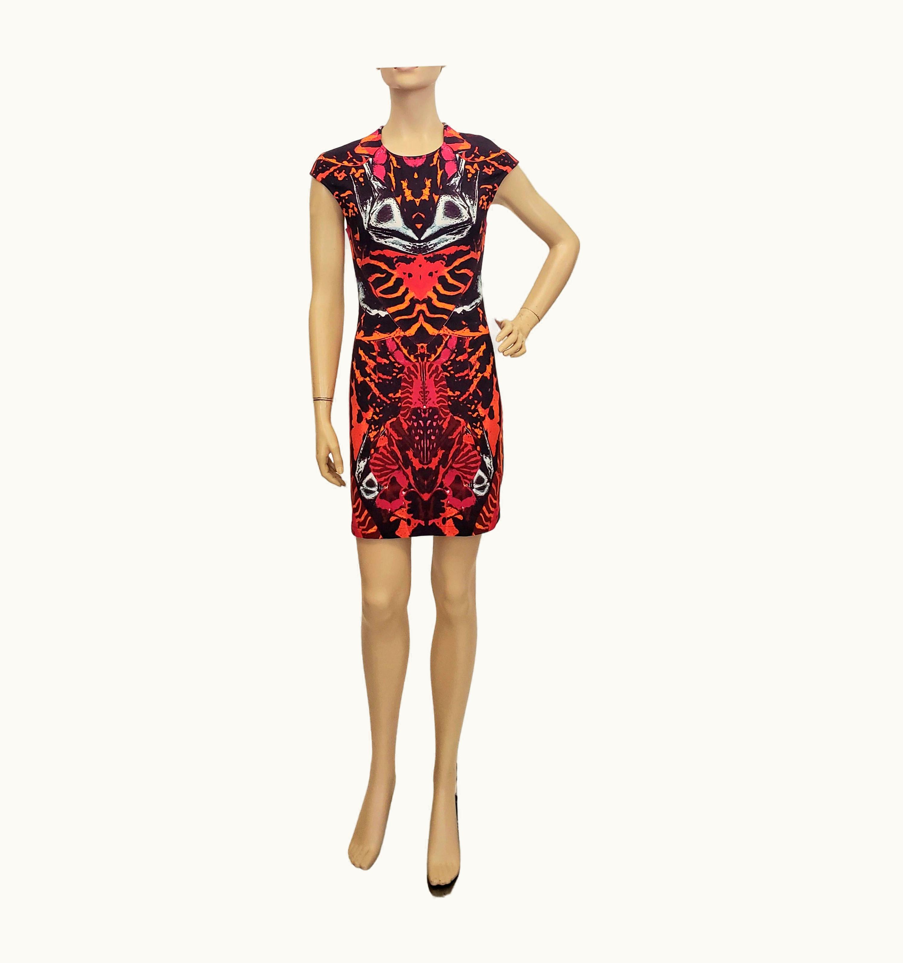 Alexander McQueen Alexander McQueen Interlock Kaleidoscope Dress As Seen On Celebrities