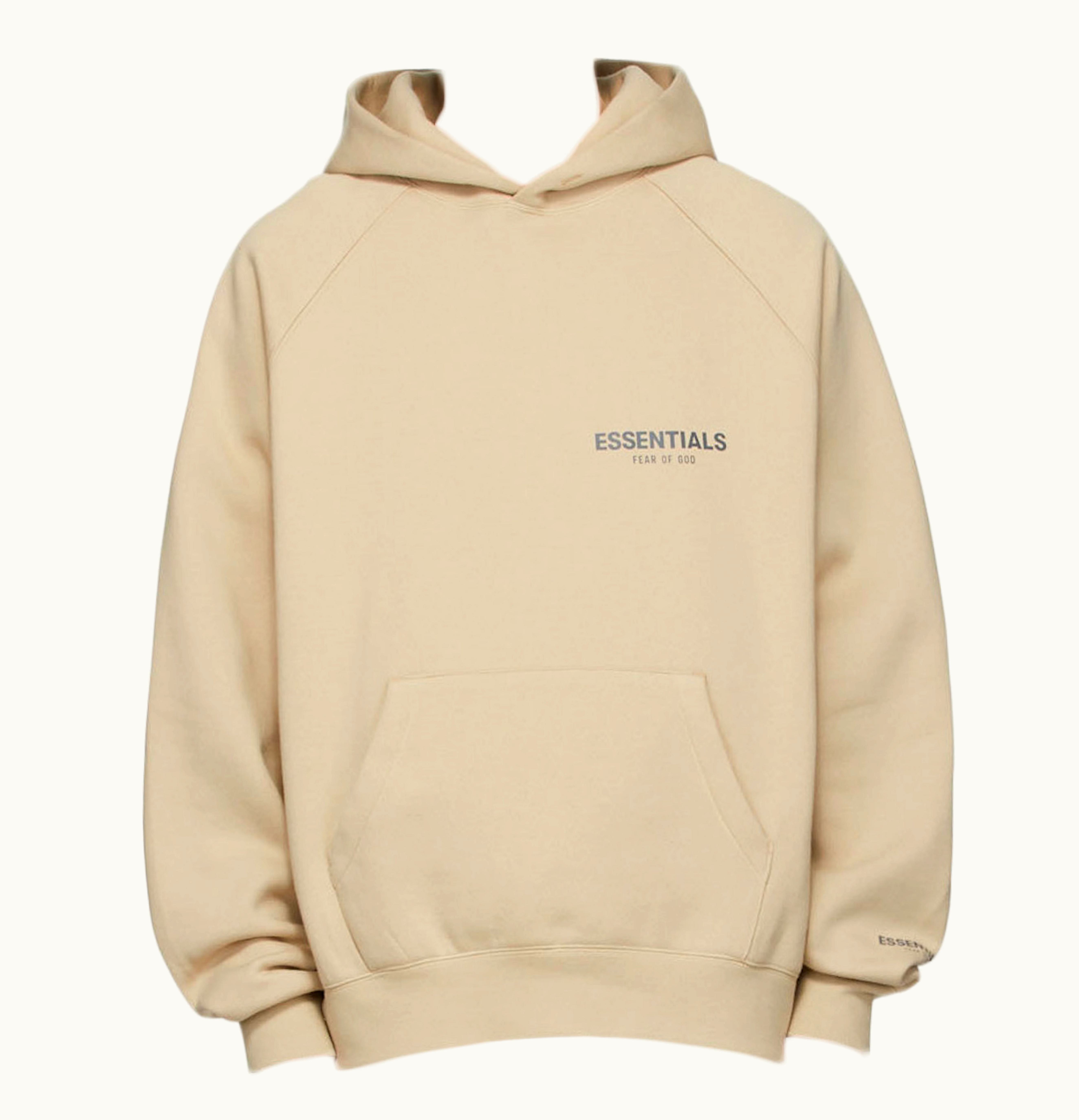 FEAR OF GOD Fear of God Essentials SSENSE Exclusive Pullover Hoodie Linen