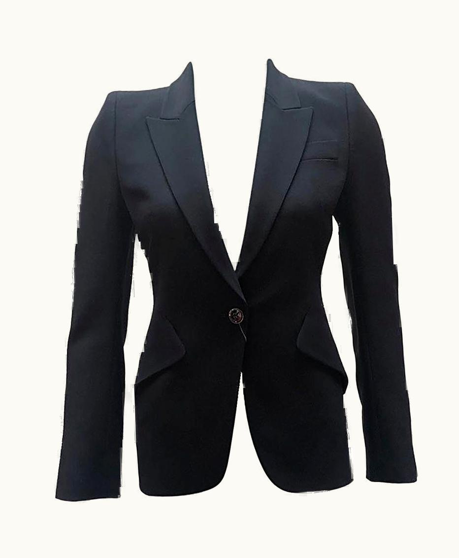 Alexander McQueen Alexander McQueen Navy Blazer