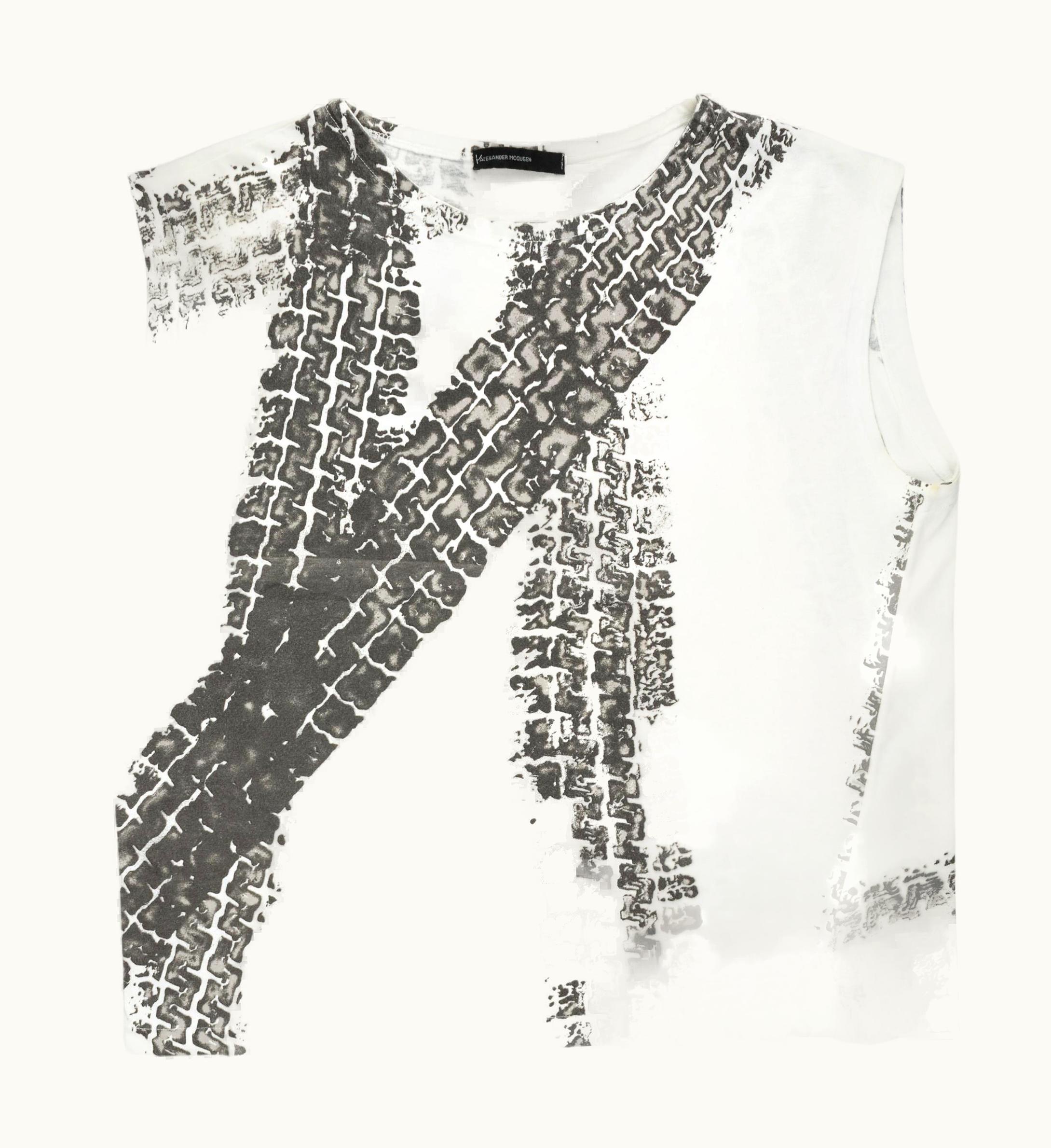 Alexander McQueen Alexander McQueen S/S Tire Print Tank Top