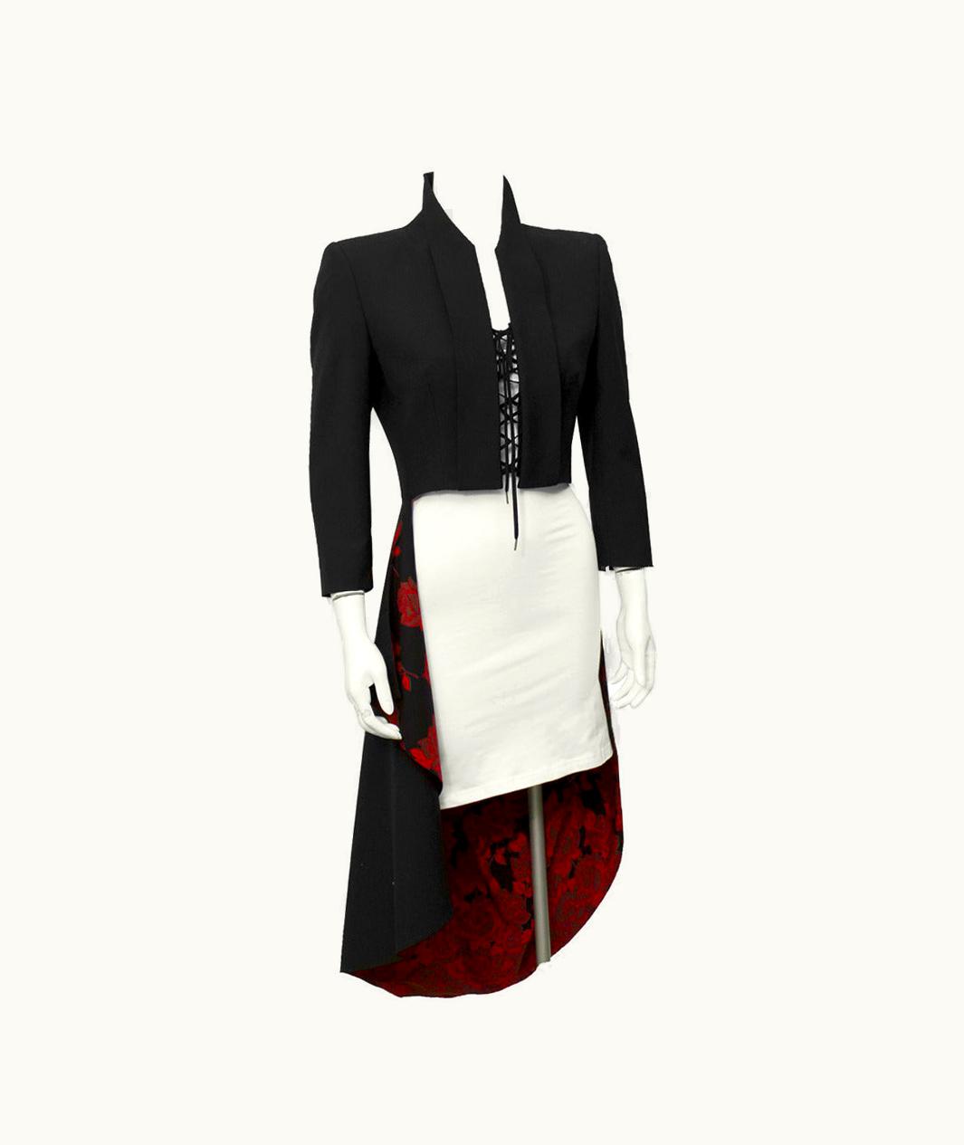 Alexander McQueen 2002 Alexander McQueen Black Detached Jacket