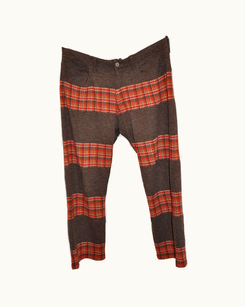 Comme Des Garçons Junya Watanabe/Comme Des Garcons Multi-Color Plaid Men' Trousers