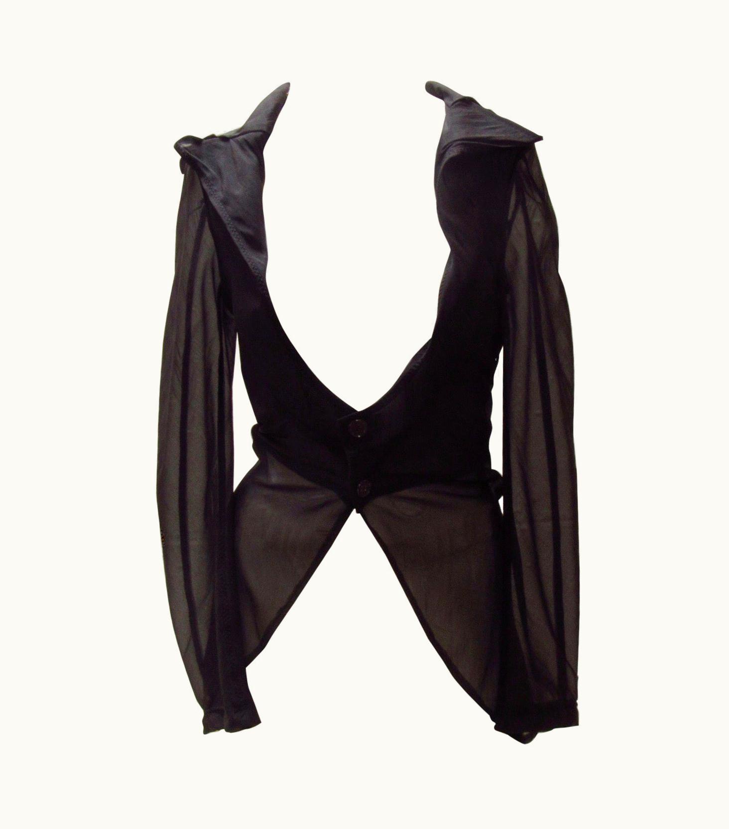 Junya Watanabe Junya Watanabe Sheer Black Jacket