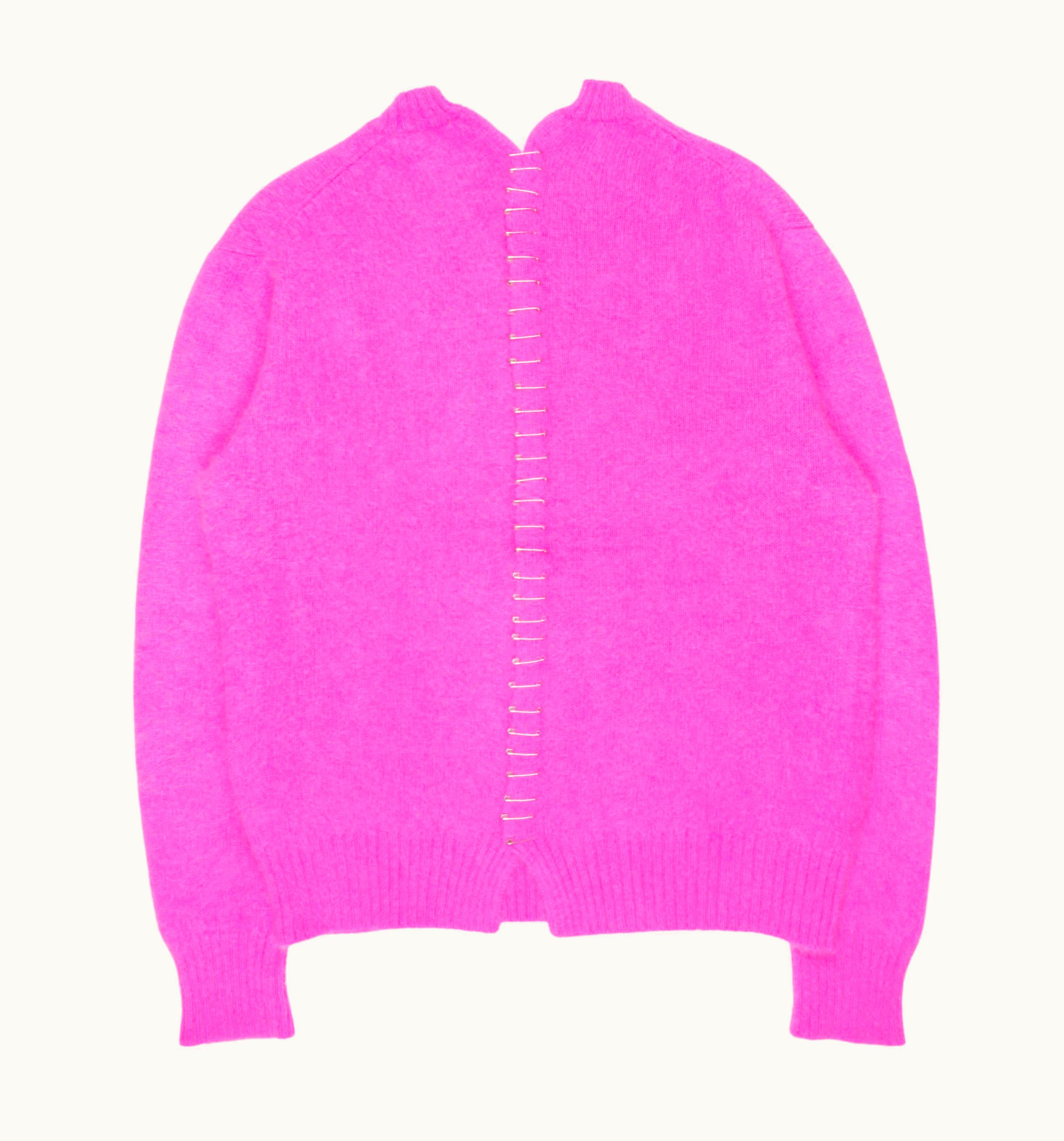 Junya Watanabe Junya Watanabe AW1997 Safety Pin Mohair Sweater