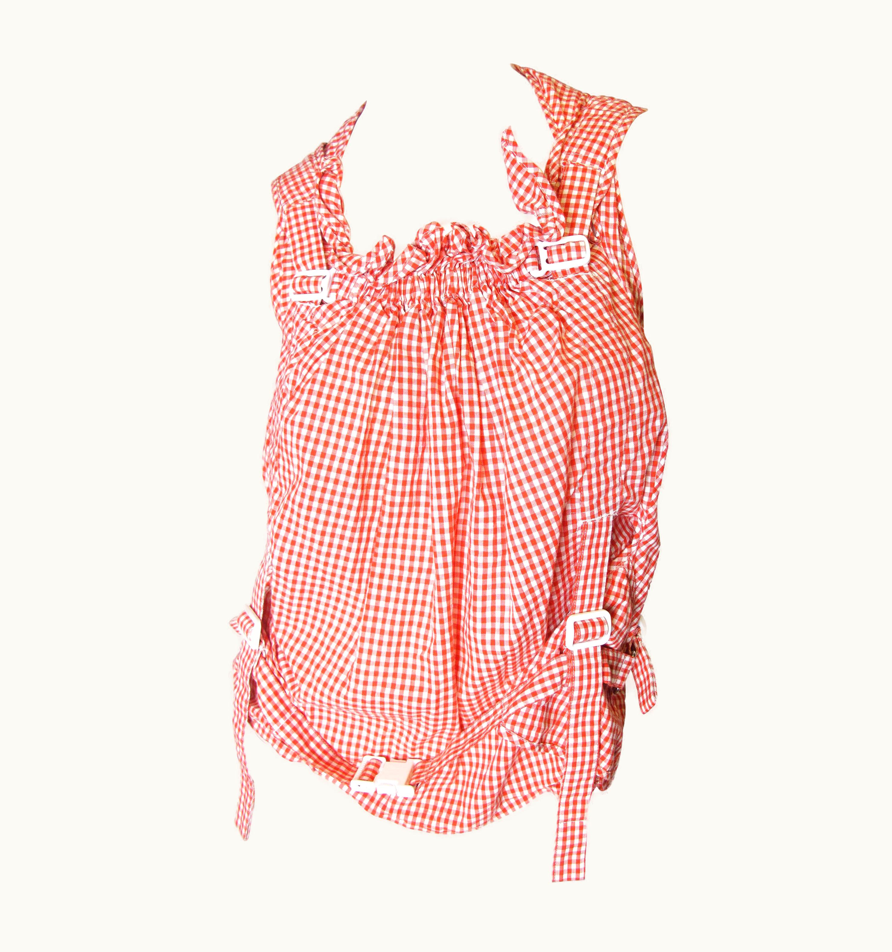 Junya Watanabe Junya Watanabe Gingham Parachute Top 2002