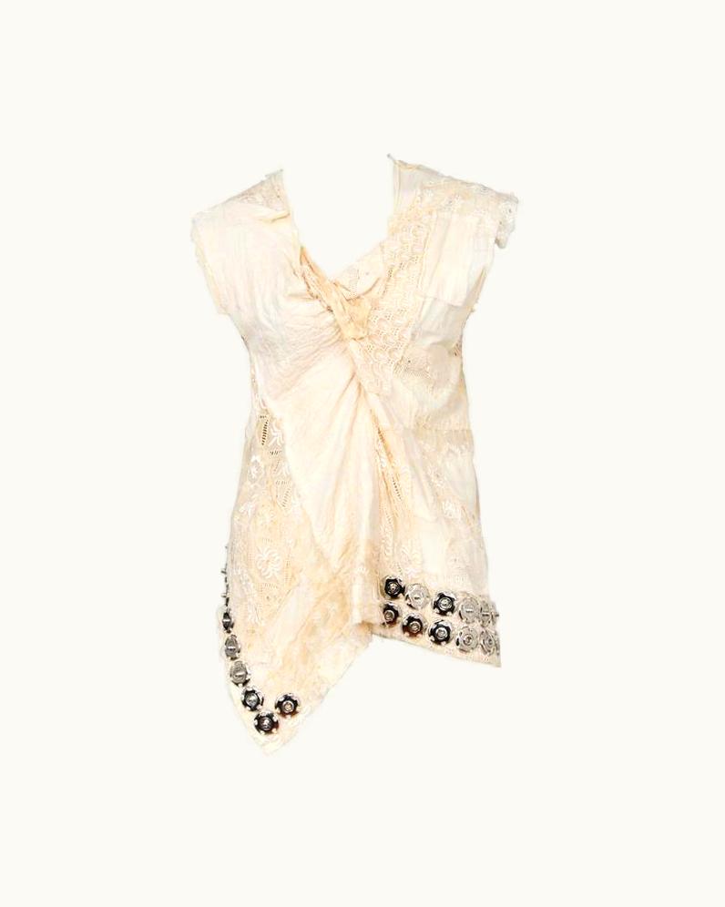 Junya Watanabe Junya Watanabe Cream Snap Top