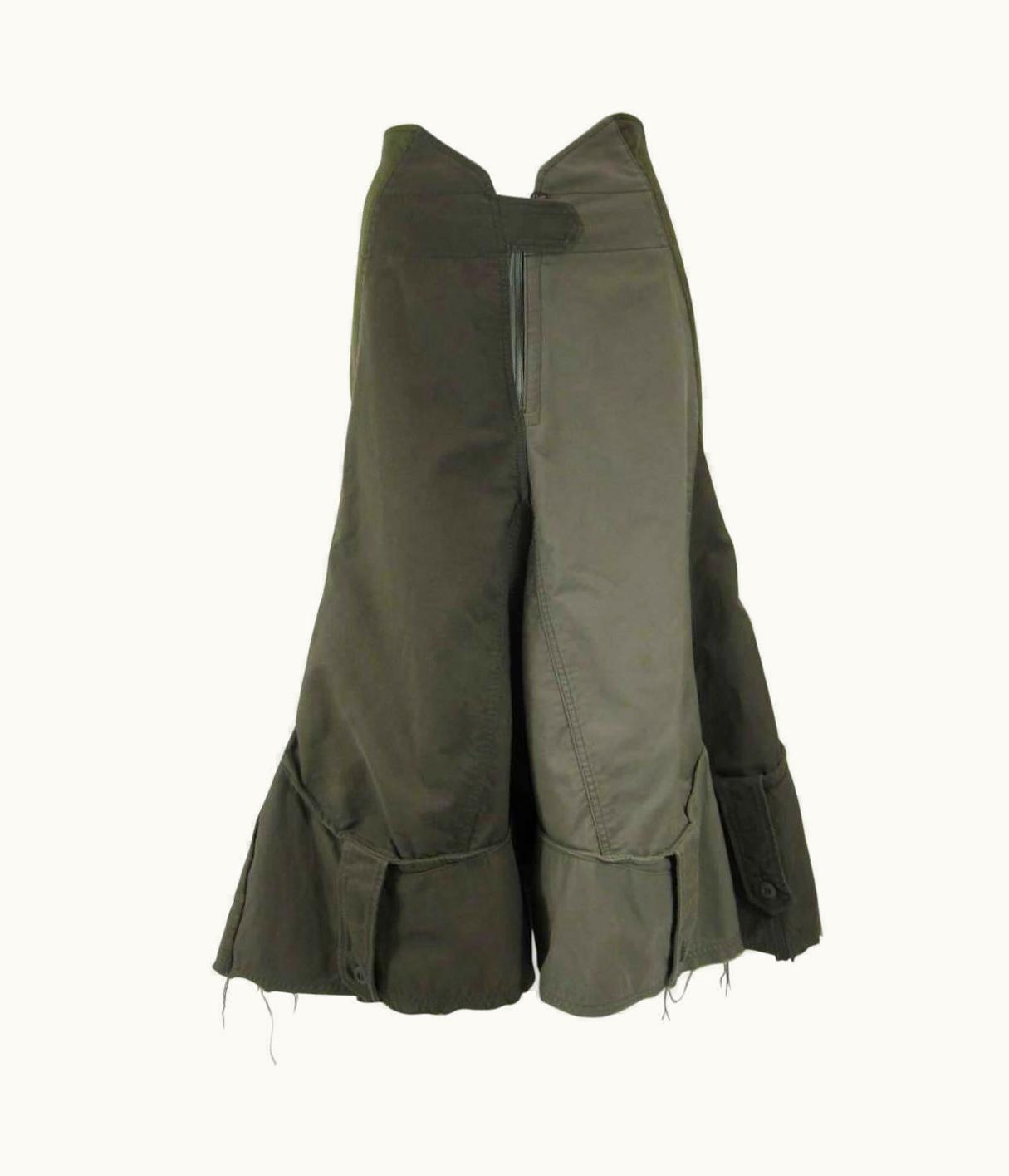 Junya Watanabe Junya Watanabe Commes Des Garcons 2006 Deconstructed Military Skirt