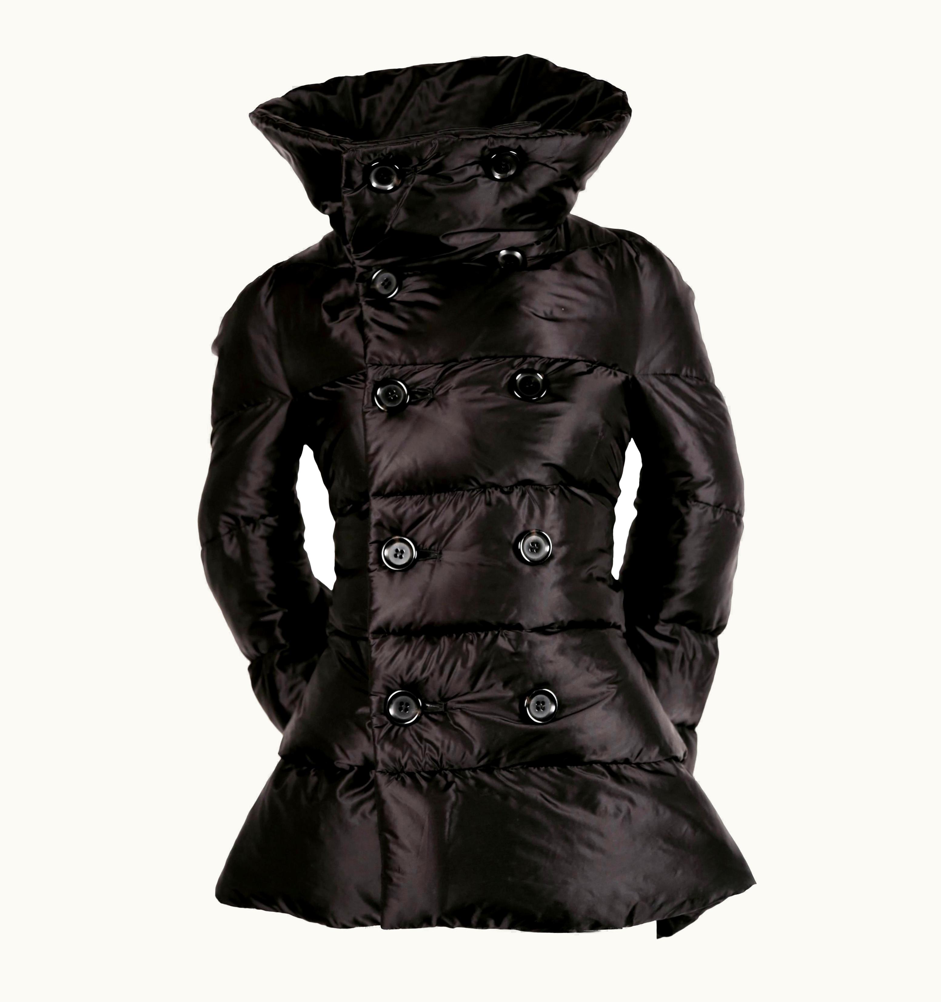 Comme Des Garçons Junya Watanabe For Comme Des Garcons Padded Runway Coat With Bustle 2009
