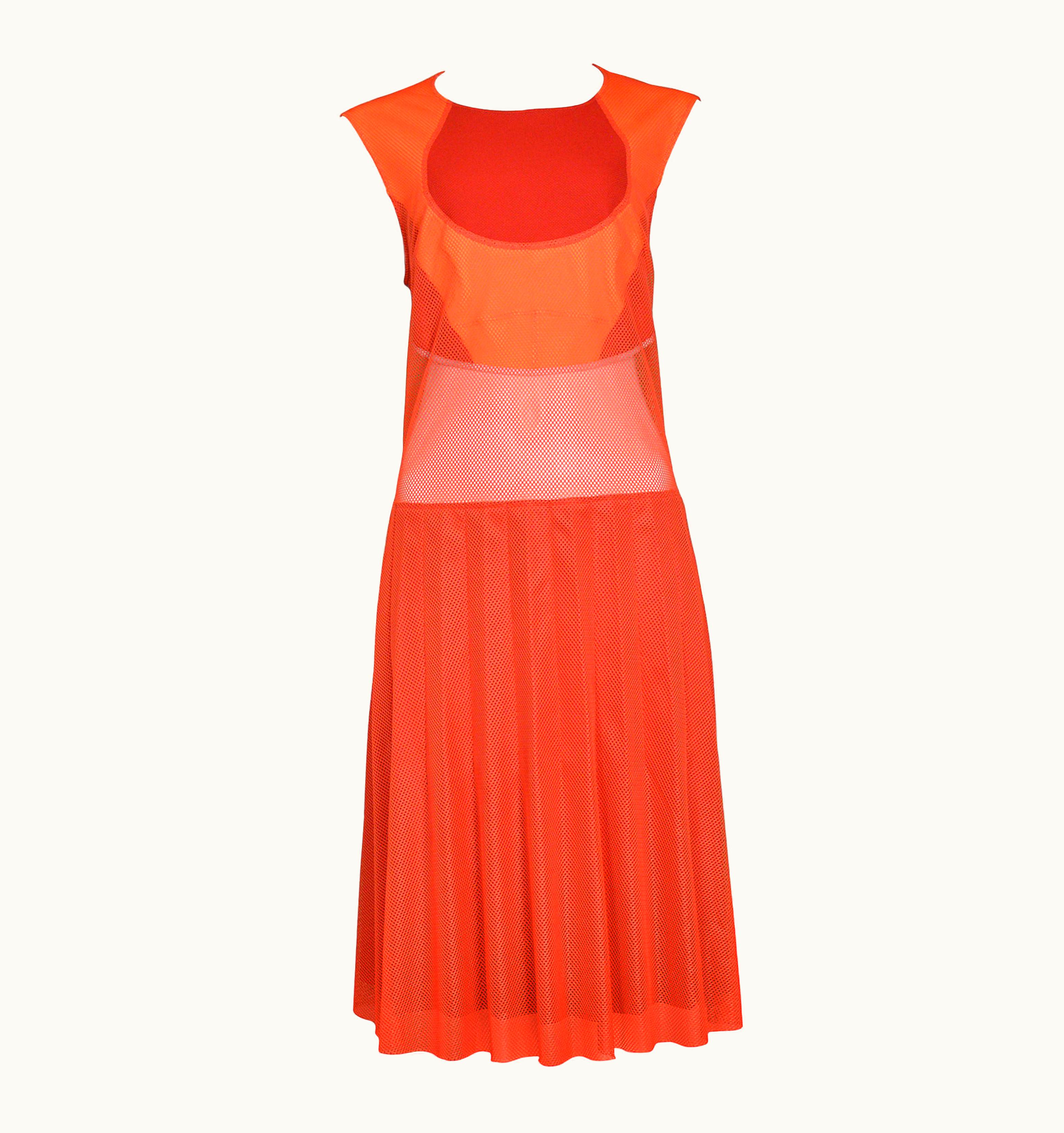 Junya Watanabe Junya Watanabe 2012 Orange & Red Athletic Dress