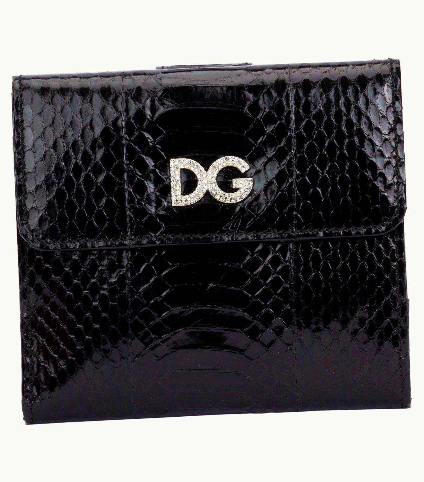 Dolce & Gabbana Dolce & Gabbana Python Skin Wallet
