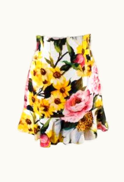 Dolce & Gabbana Dolce & Gabbana Floral Print Skirt UZ0608096