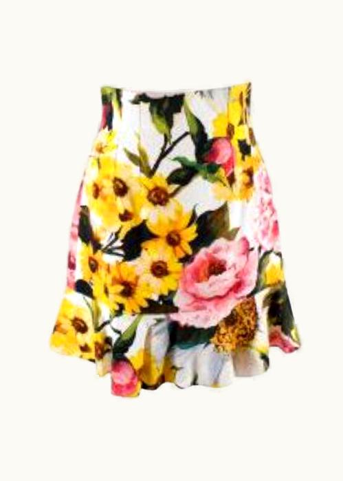 Dolce & Gabbana Dolce & Gabbana Floral Print Skirt UZ0608097