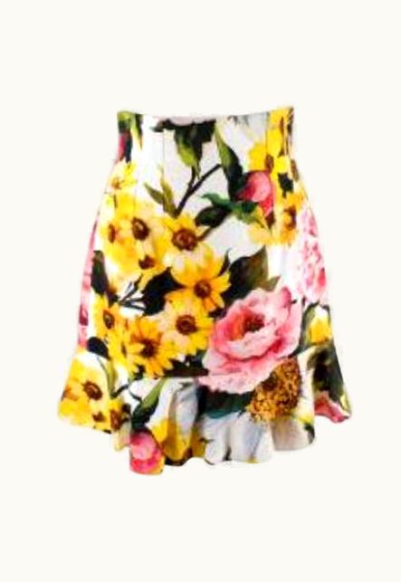 Dolce & Gabbana Dolce & Gabbana Floral Print Skirt UZ0608098